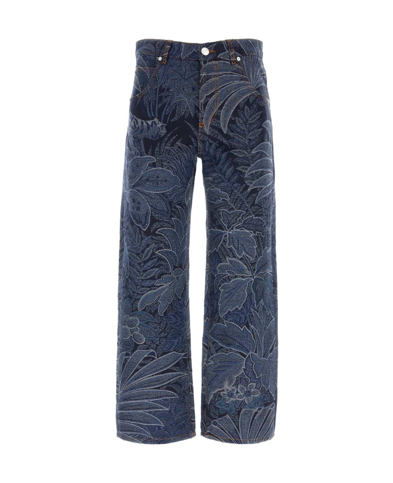 Etro Embroidered Denim Jeans - 250