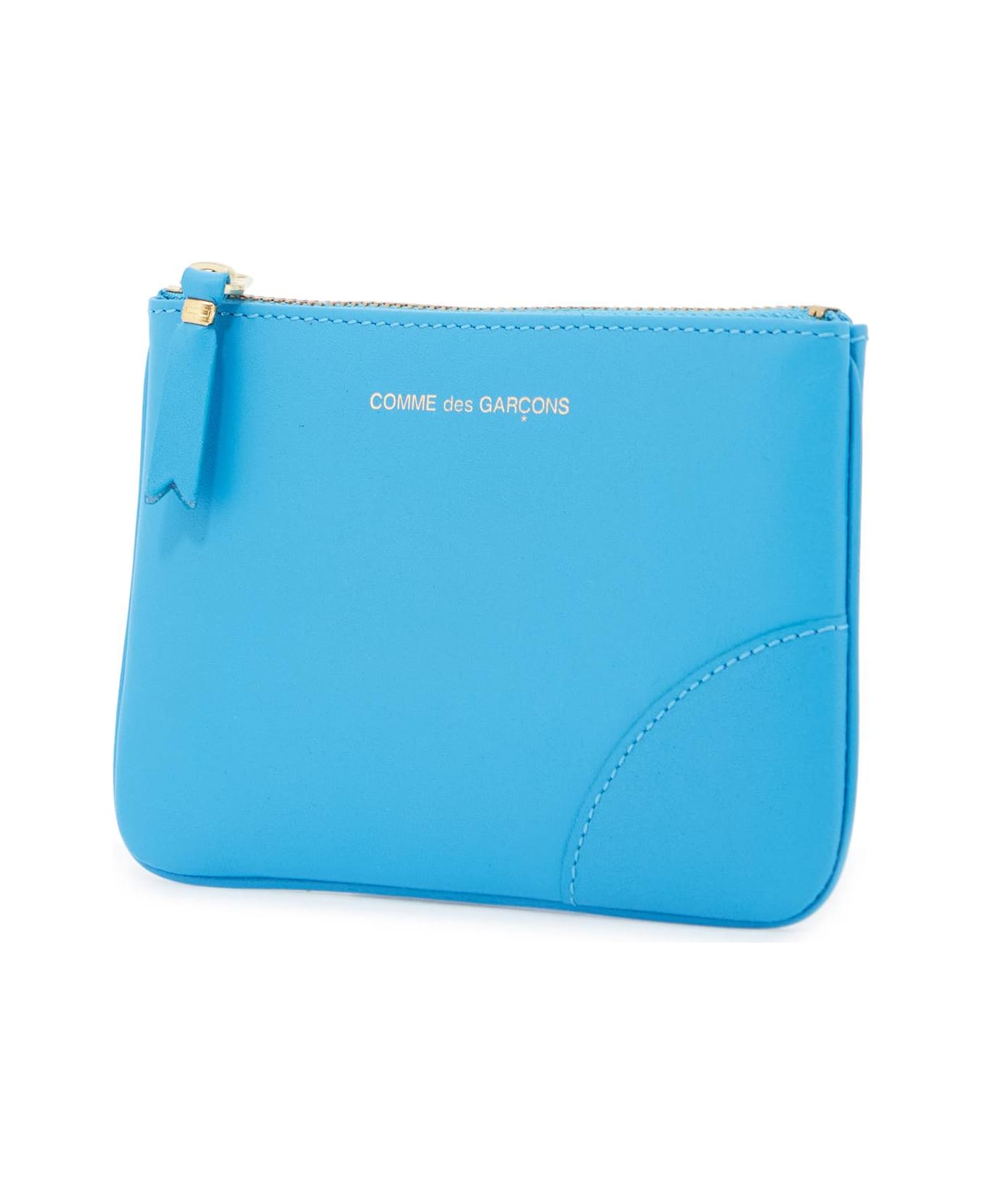 Comme des Garçons Wallet 'classic Leather Mini Pouch For Everyday - BLUE (Light blue)