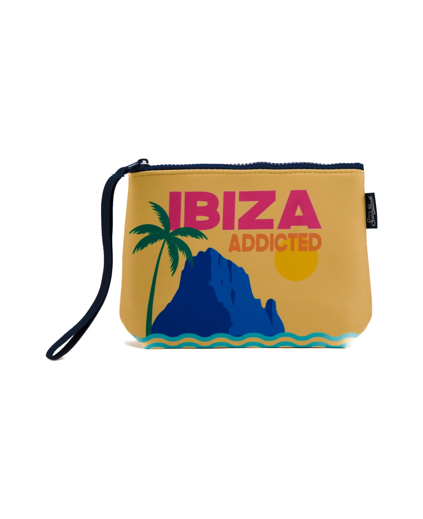 MC2 Saint Barth Aline Ibiza Clutch Bag In Neoprene - Beige