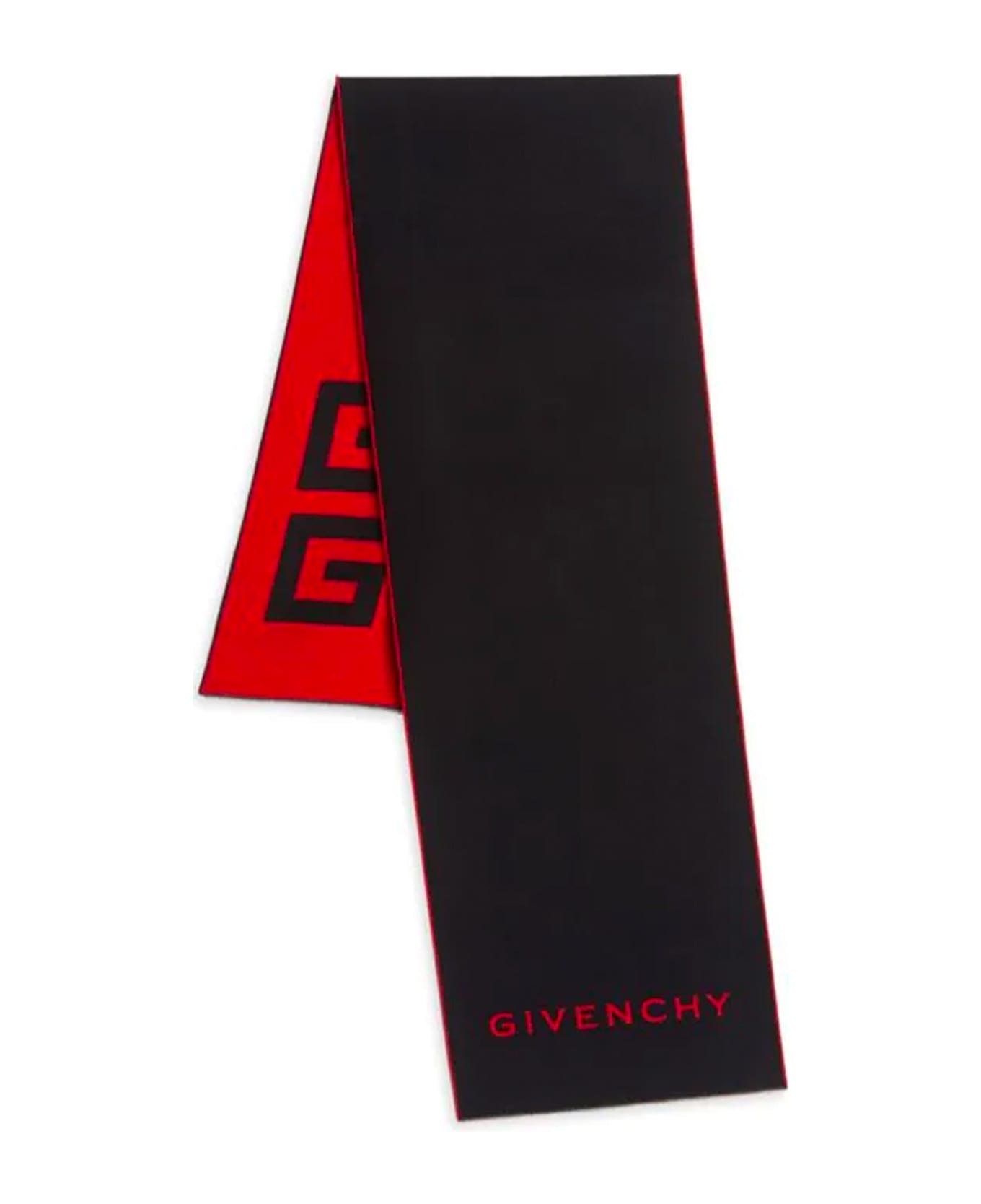 Givenchy 4g Logo Knitted Scarf - Black