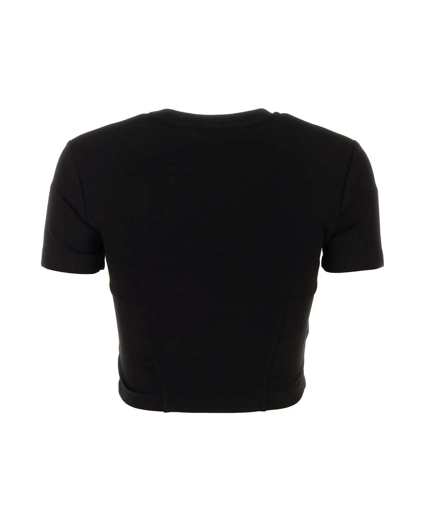AREA Black Jersey T-shirt - Black Tシャツ