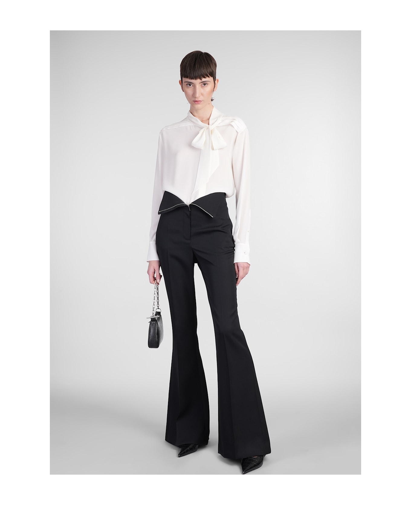 Alexander McQueen Shirt In Beige Silk - beige