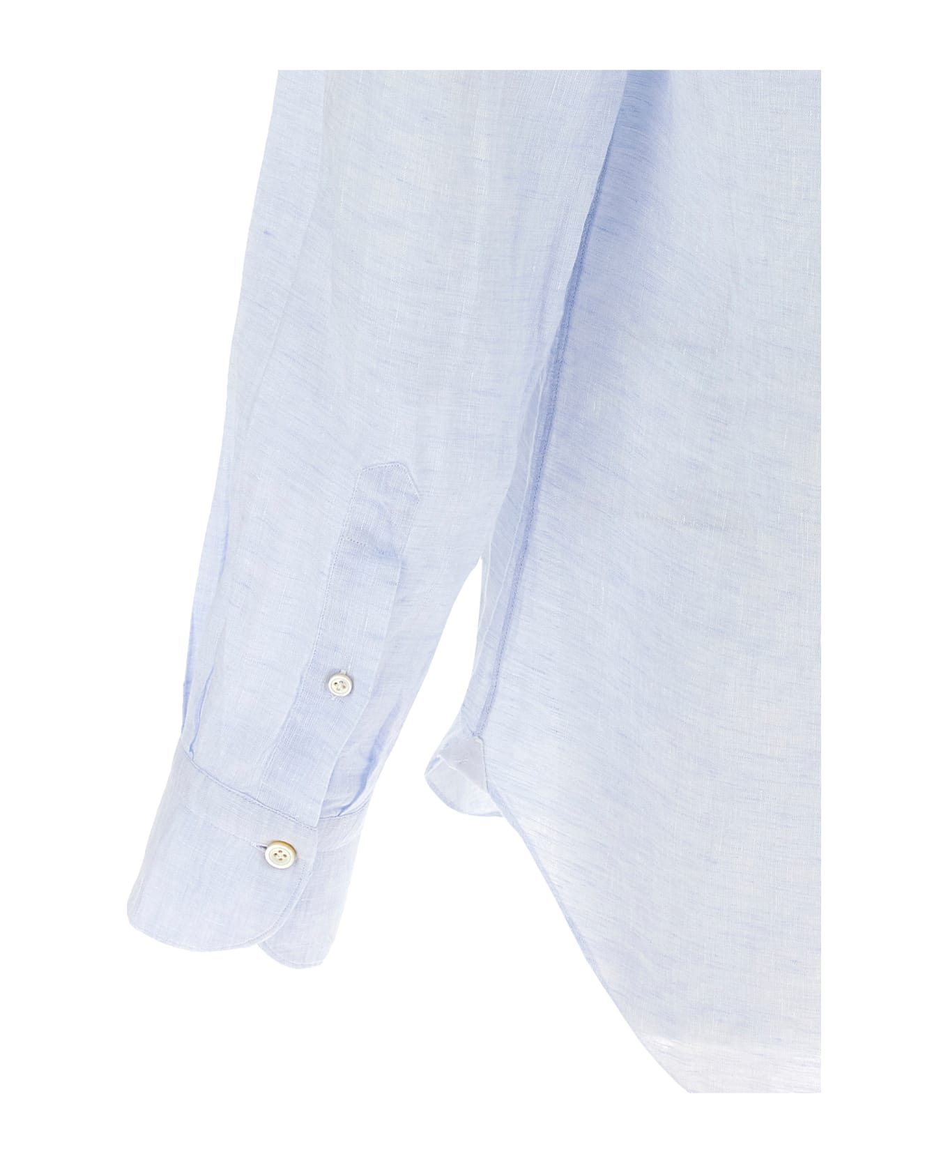 Finamore 'gaeta' Shirt - Light Blue