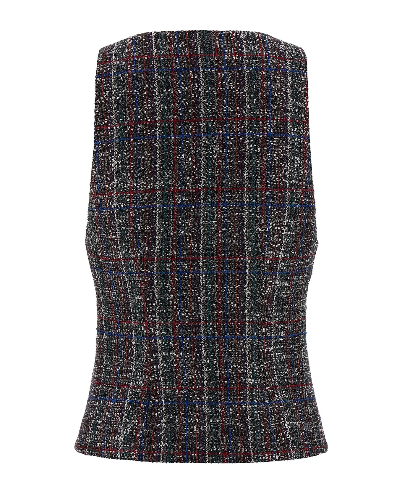 Missoni Sequin Tartan Vest - Multicolor