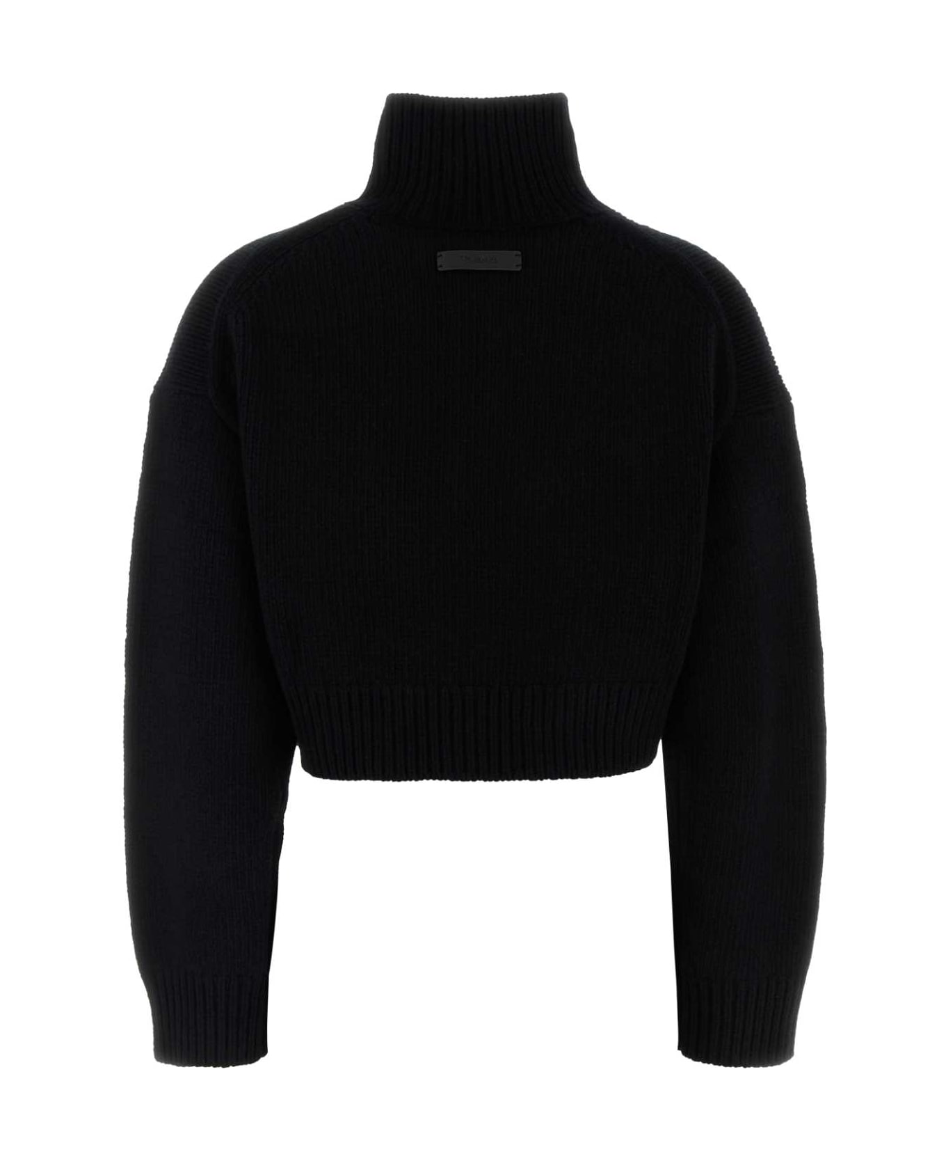 Nanushka Black Wool Blend Sonore Sweater - BLACK