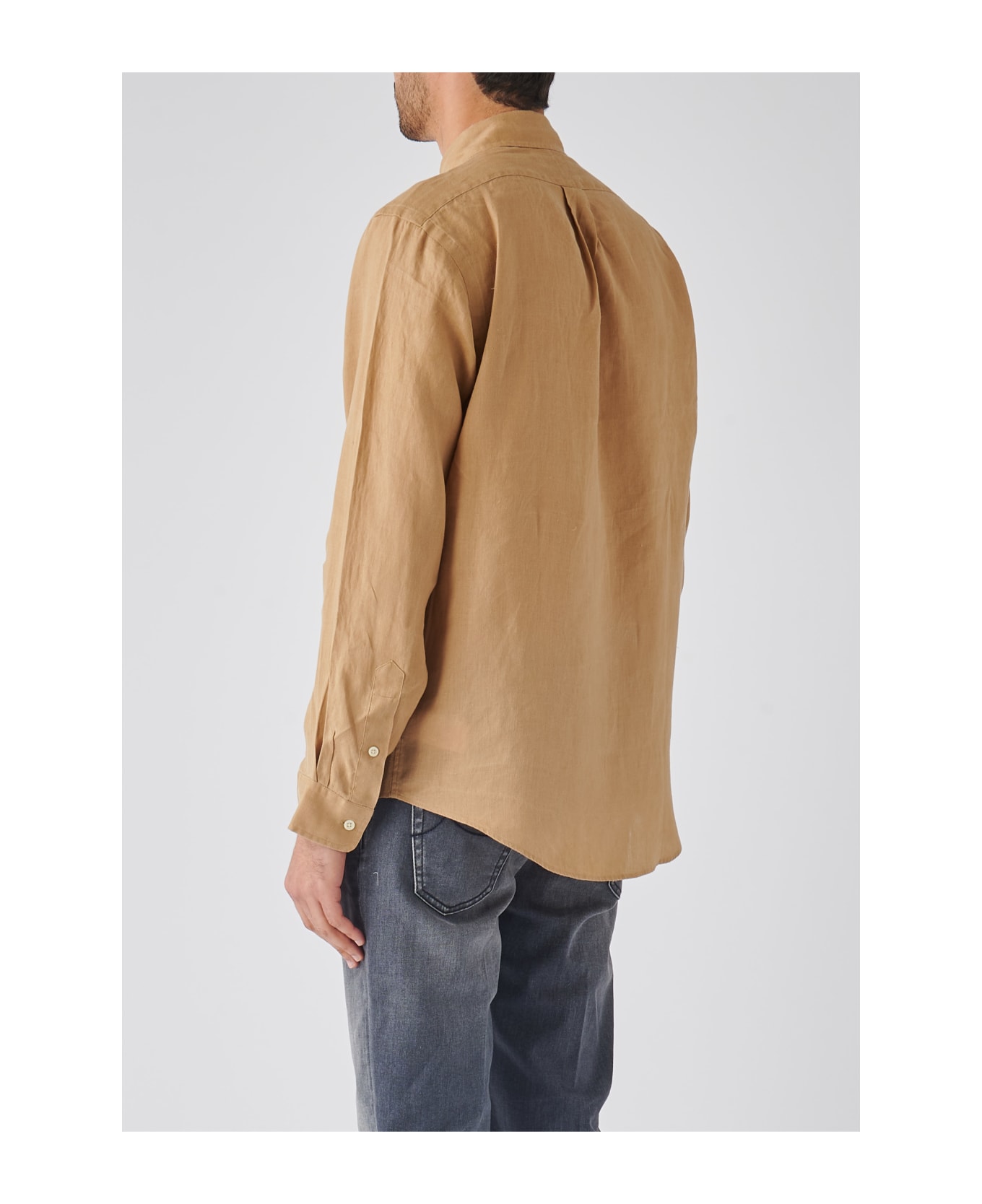Polo Ralph Lauren Long Sleeve Sport Shirt Shirt - KAKI