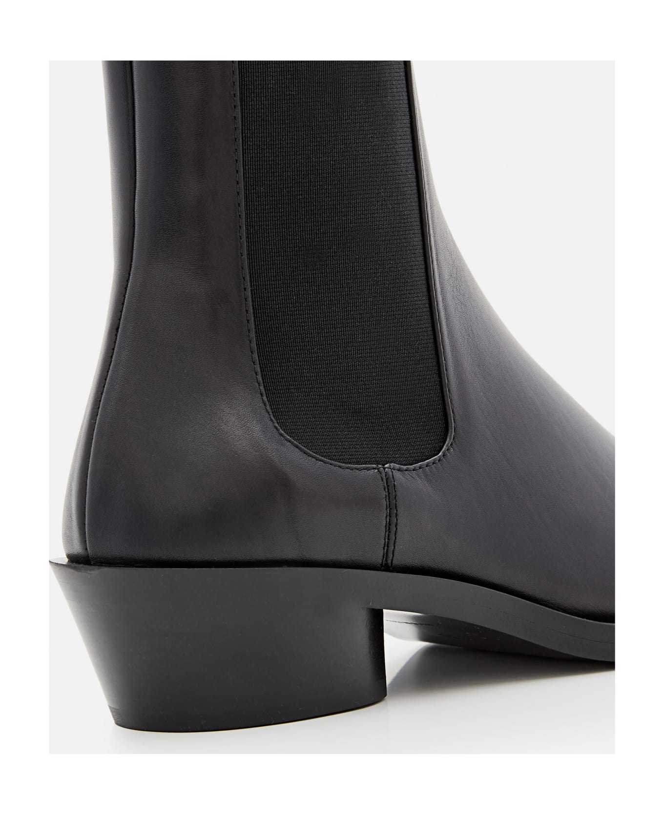 Proenza Schouler Bronco Leather Chelsea Boots - Black