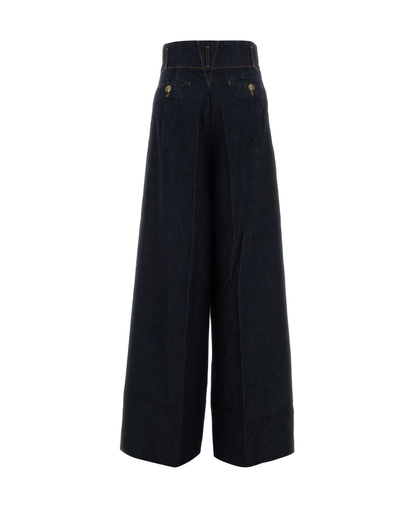 Zimmermann Denim Hypnotic Wide-leg Jeans - Blue