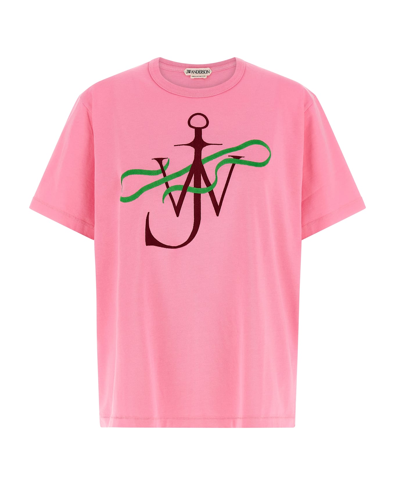 J.W. Anderson 'ribbon Anchor' T-shirt - Pink