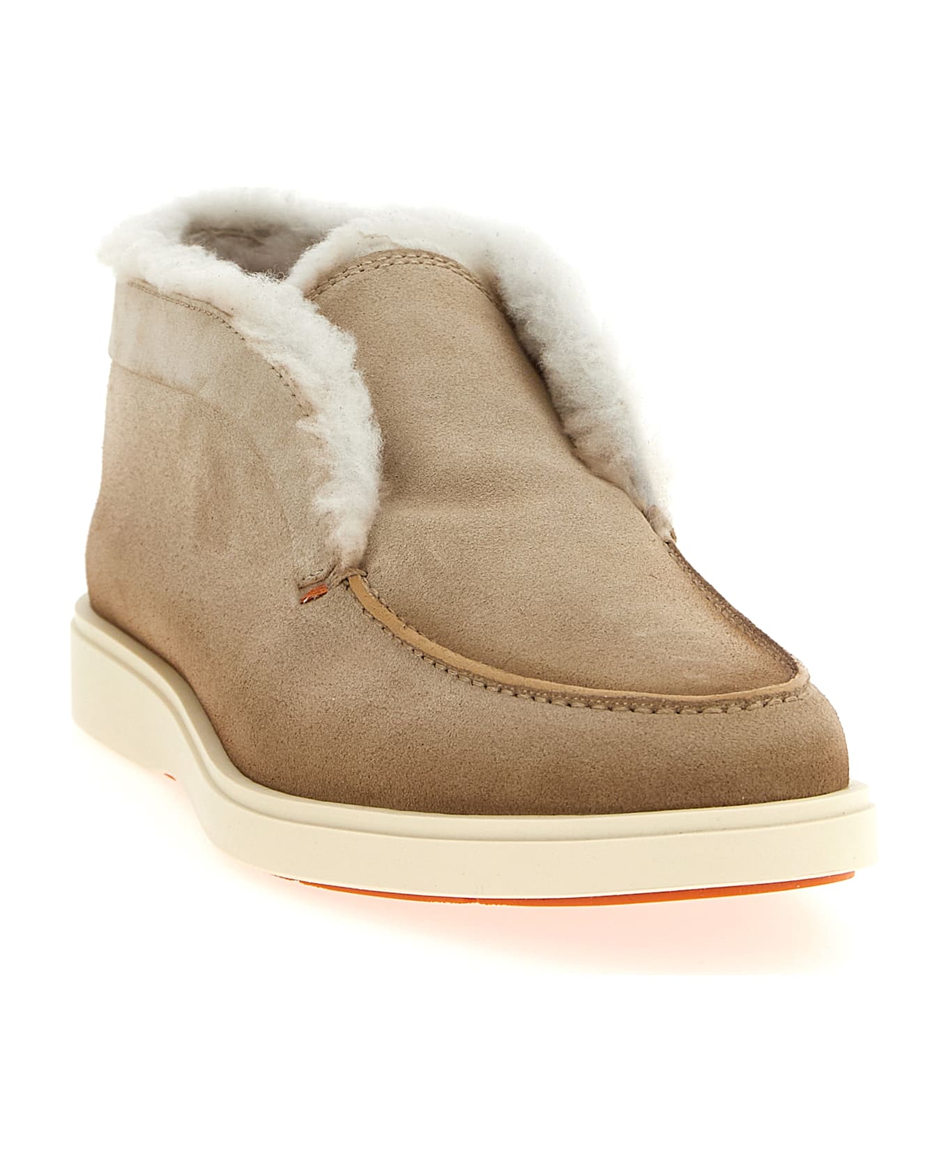 Santoni 
dragon
 Ankle Boots - Beige