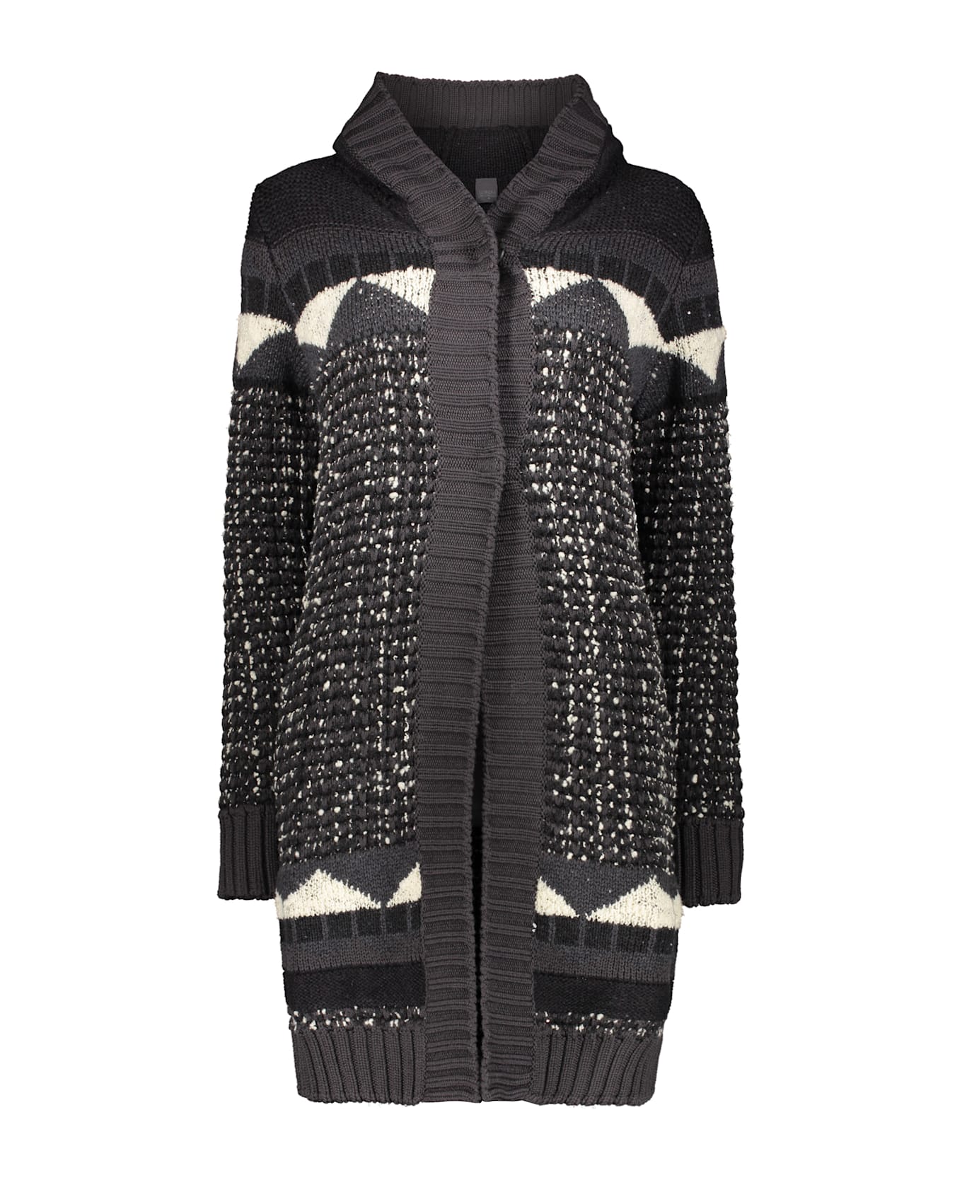 Lorena Antoniazzi Wool Cardigan - grey