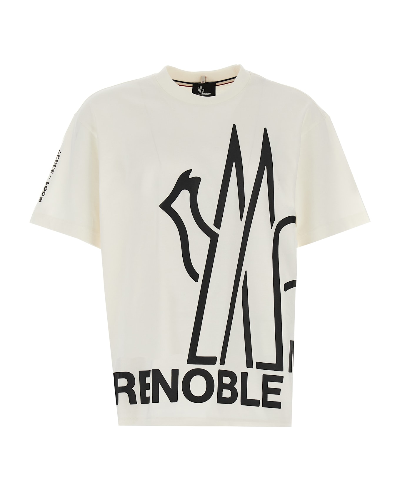 Moncler Grenoble Logo Print T-shirt - White/Black