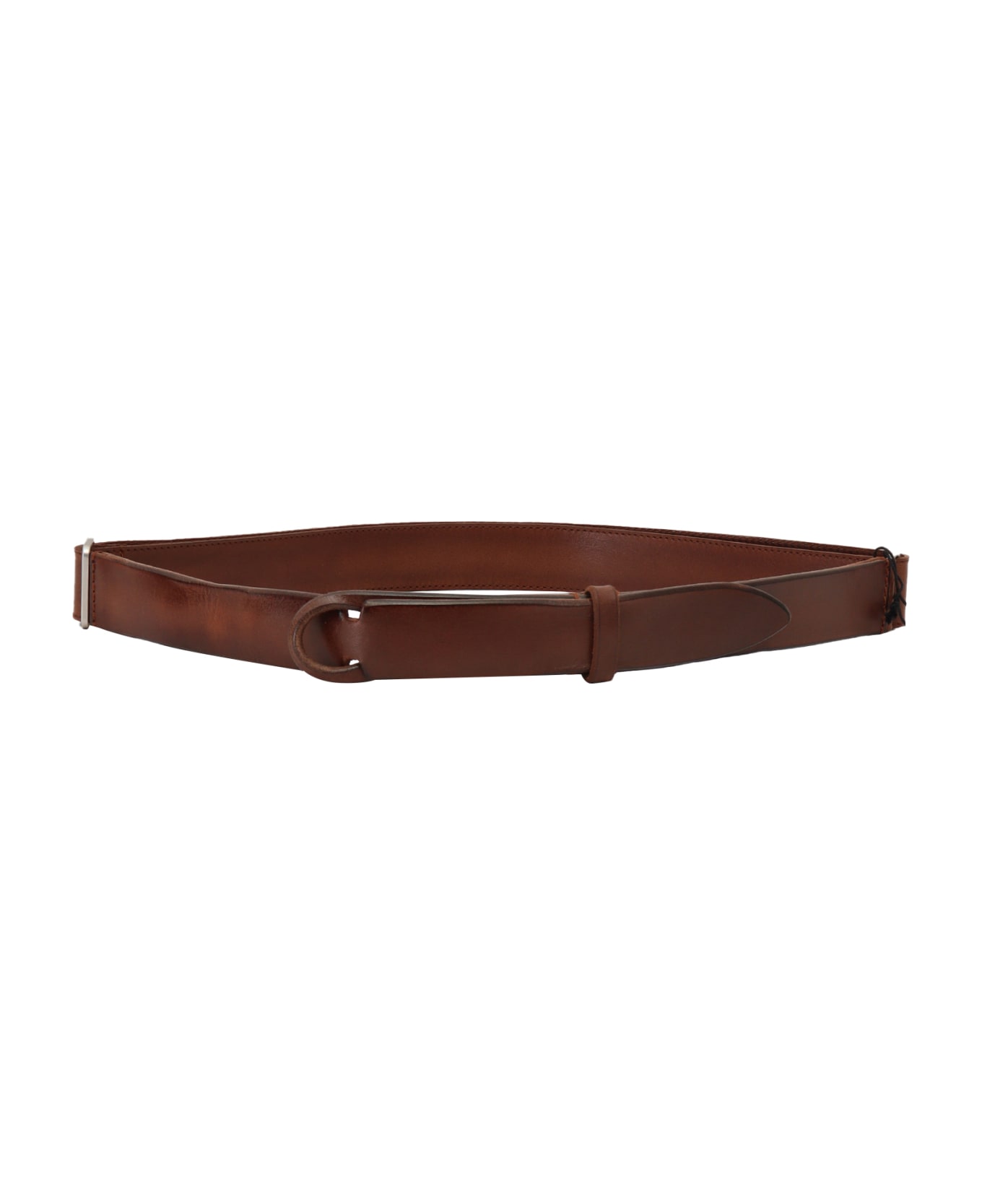 Orciani No Buckle Belt - BROWN ベルト