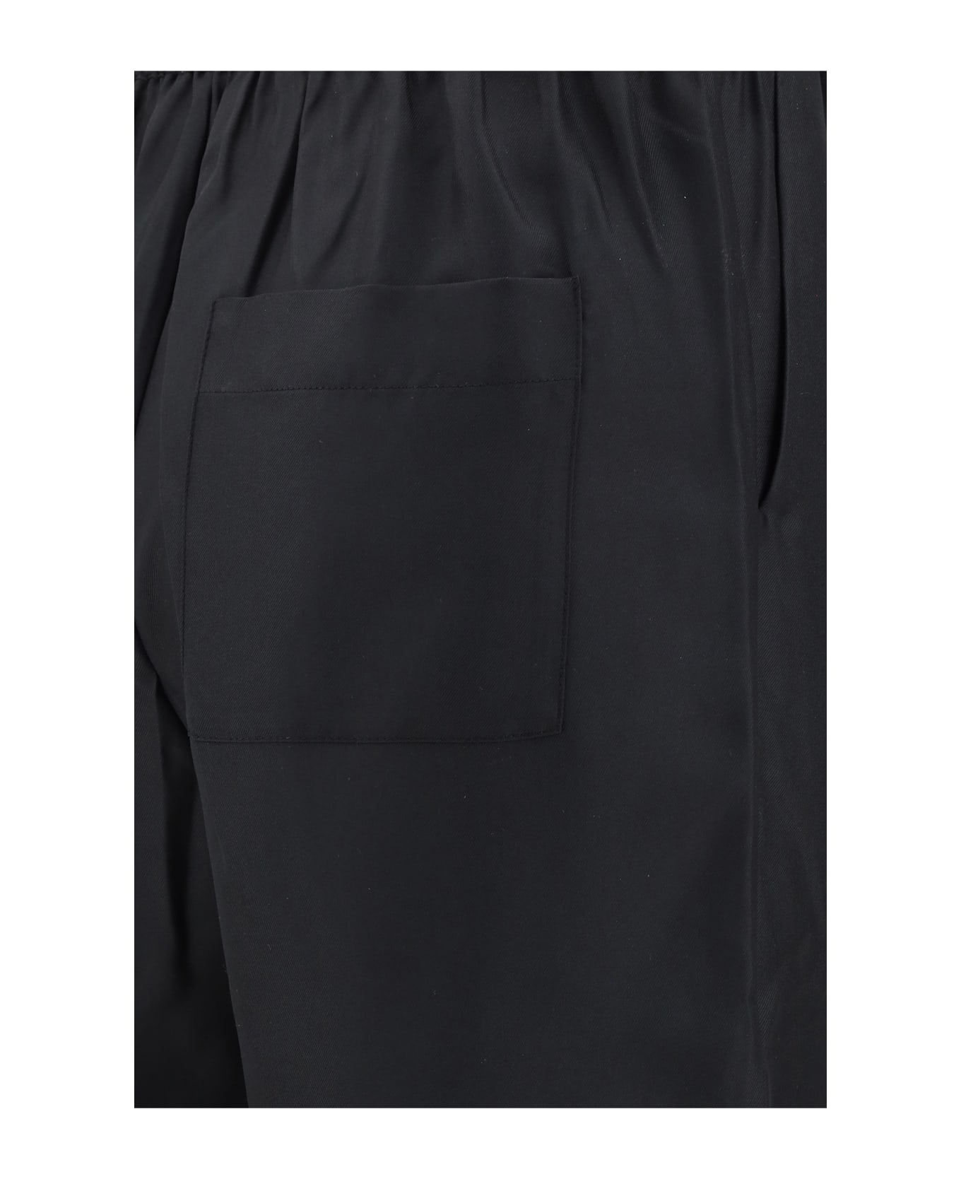 Loulou Studio Satin Alera Pants - Black