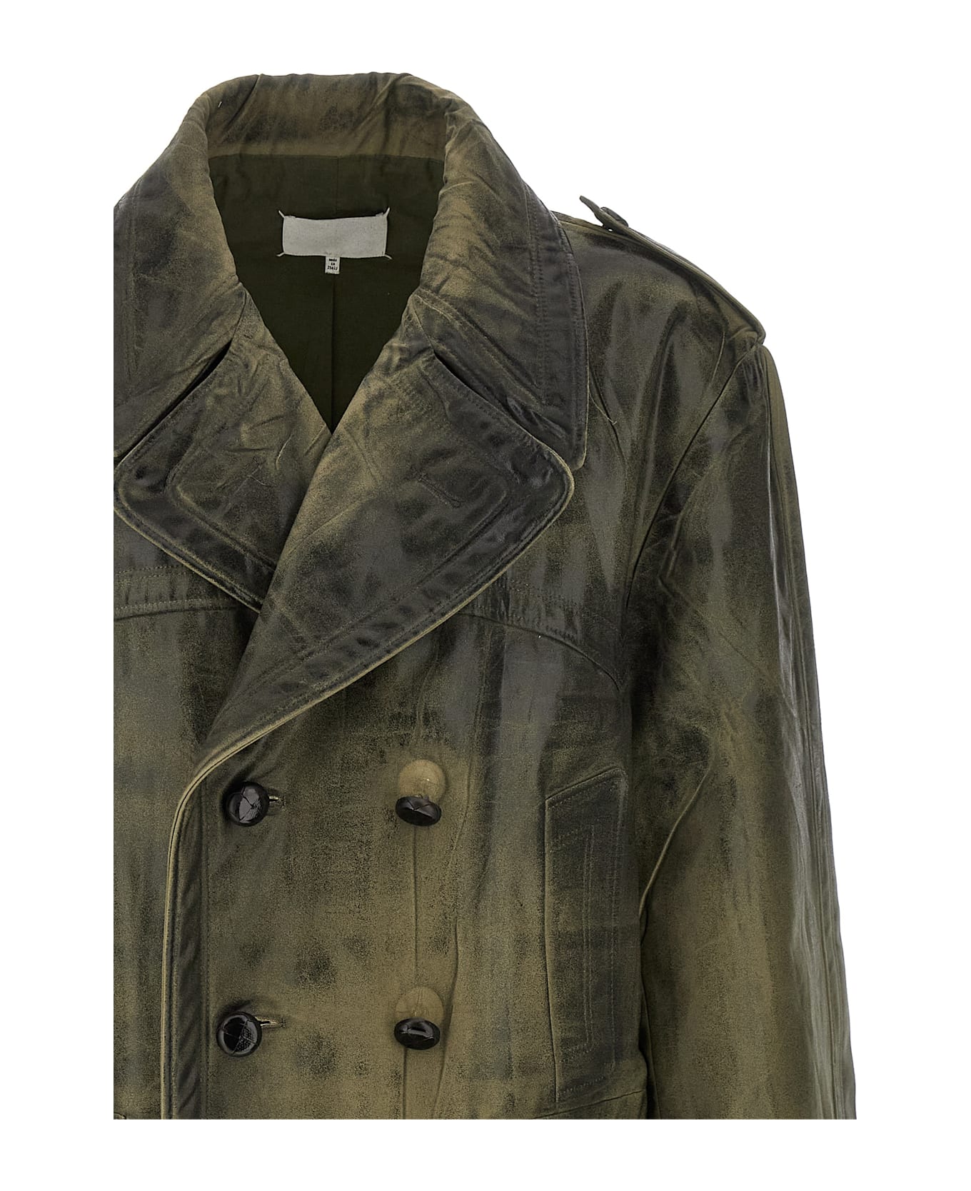 Maison Margiela Caban Coat - Green