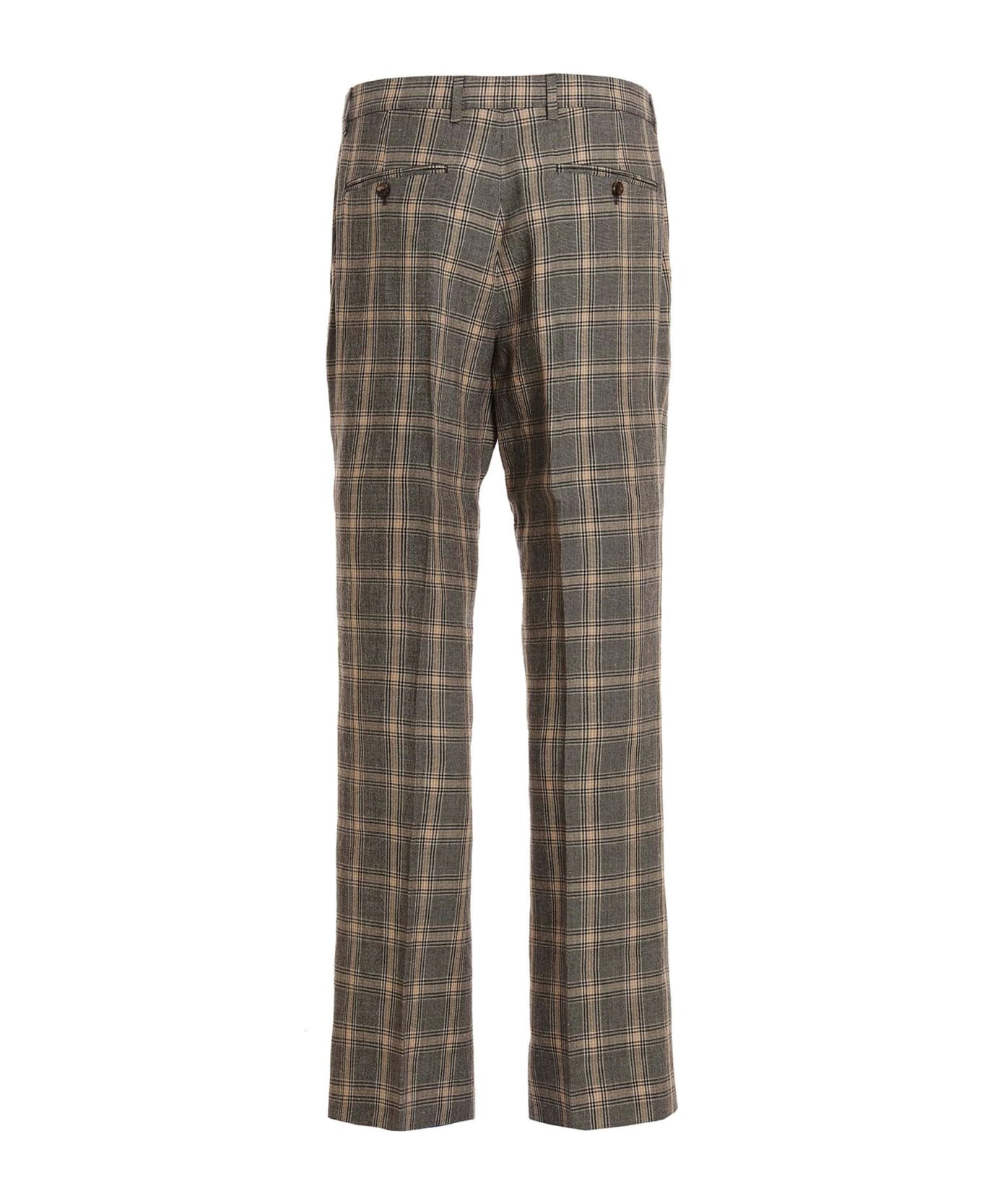 Gucci Prince Of Wales Trousers - Multicolor