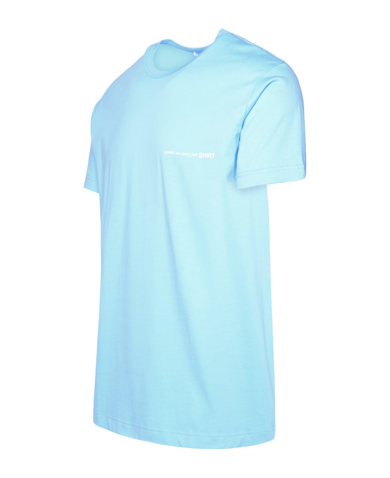 Comme des Garçons Shirt Light Blue Cotton T-shirt - Light Blue