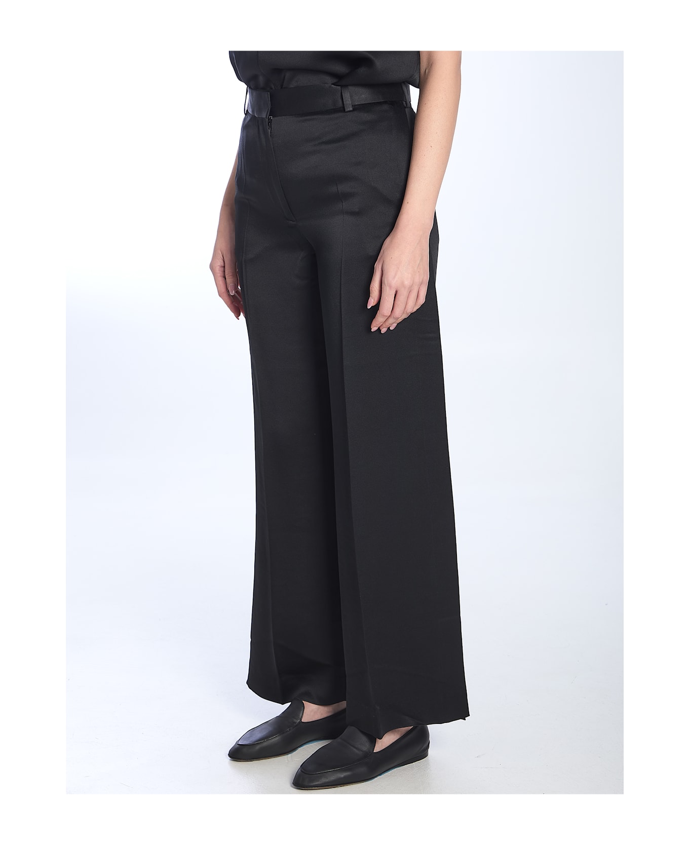 Totême Black Trousers - Black