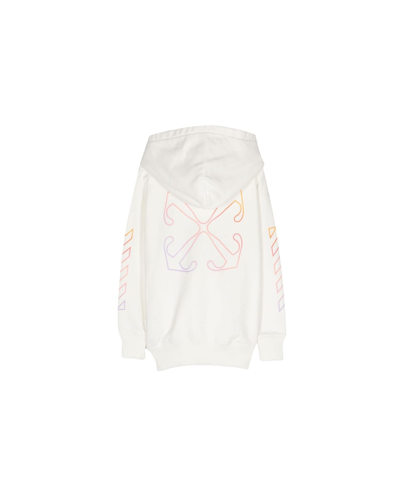 Off-White Arrow Rainbow Hoodie - WHITE