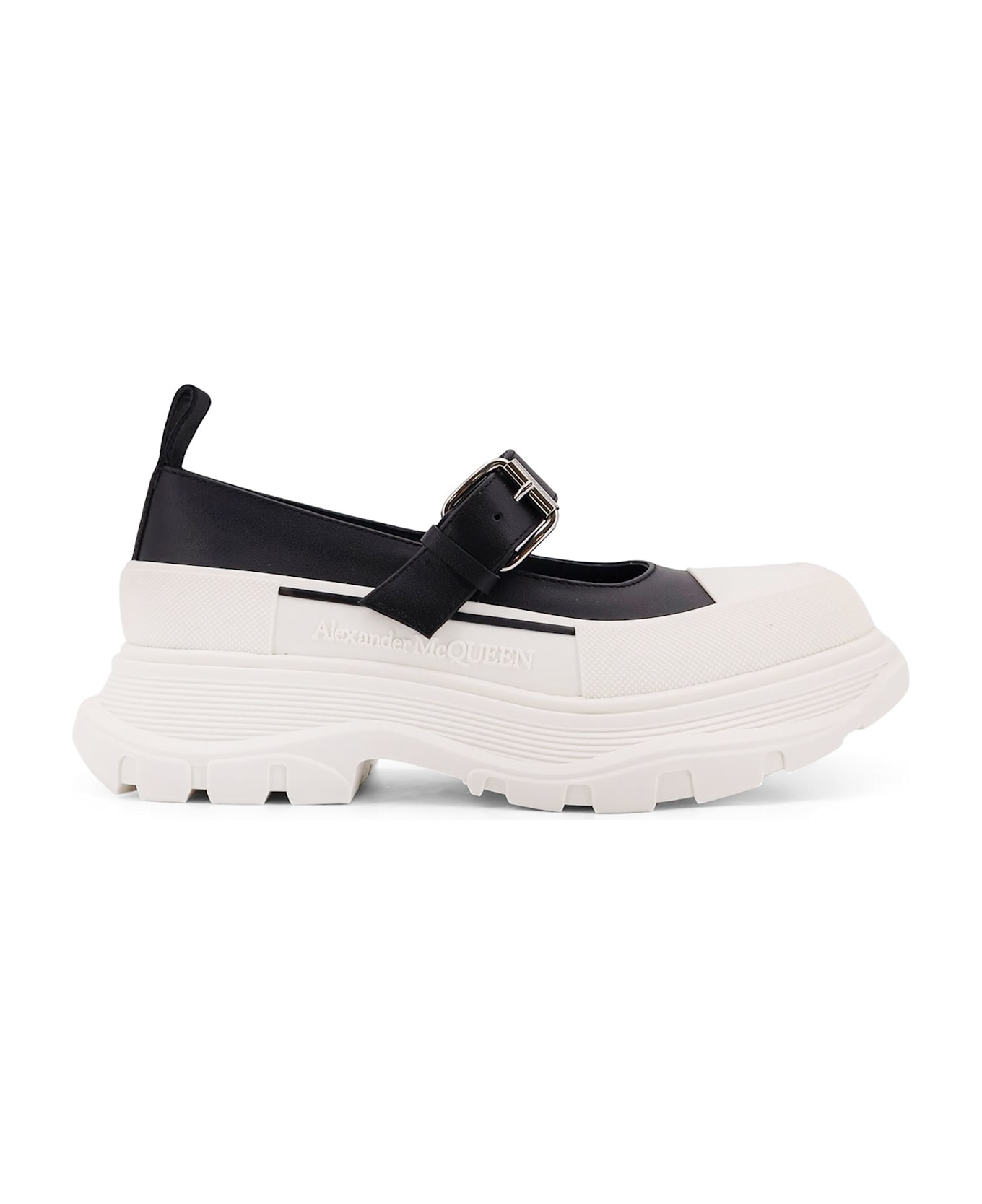 Alexander McQueen Leather Maryjane - Black