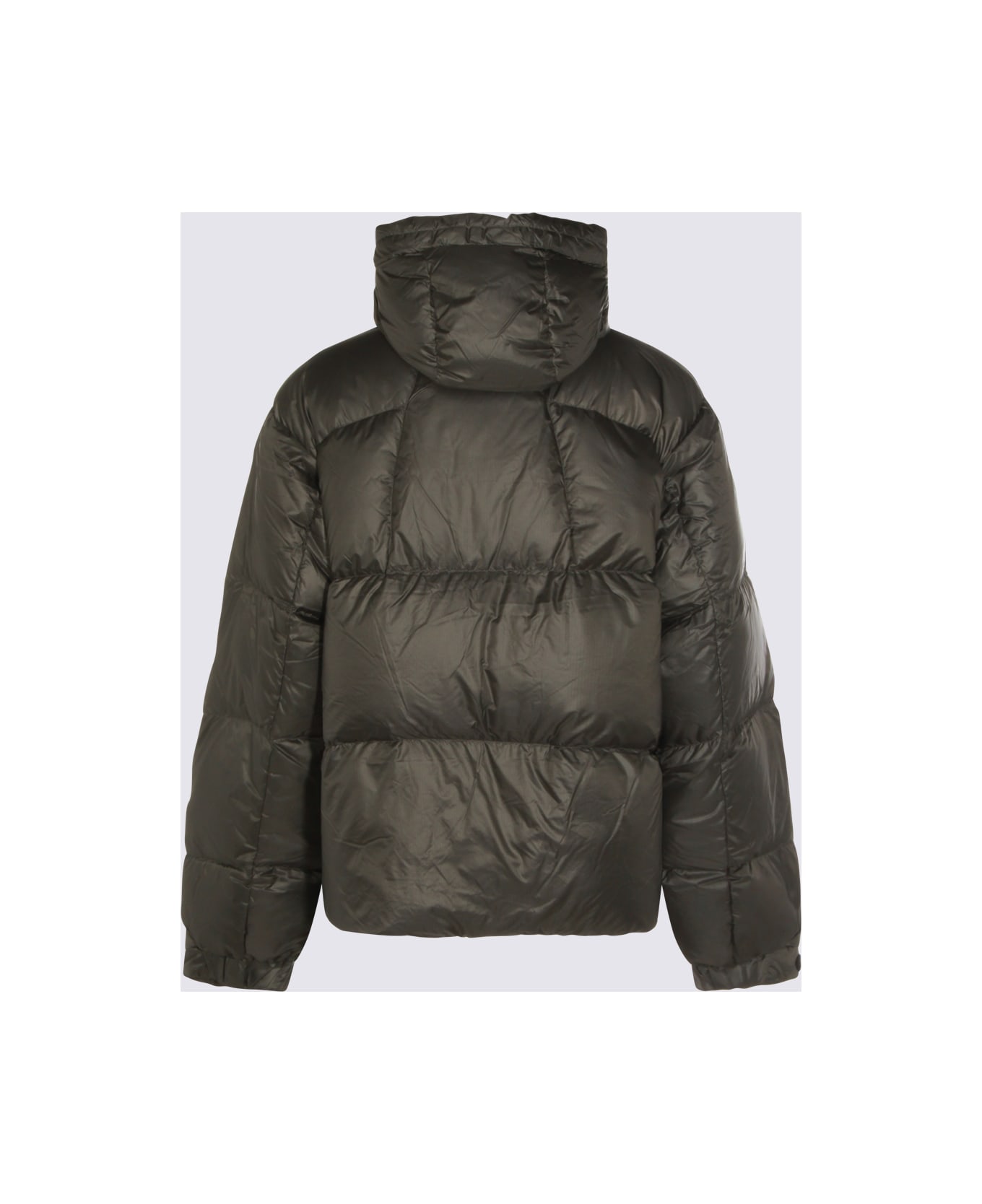 Goldwin Dark Green Nylon Pertex Quantum Down Jacket - Gu Gunmetal
