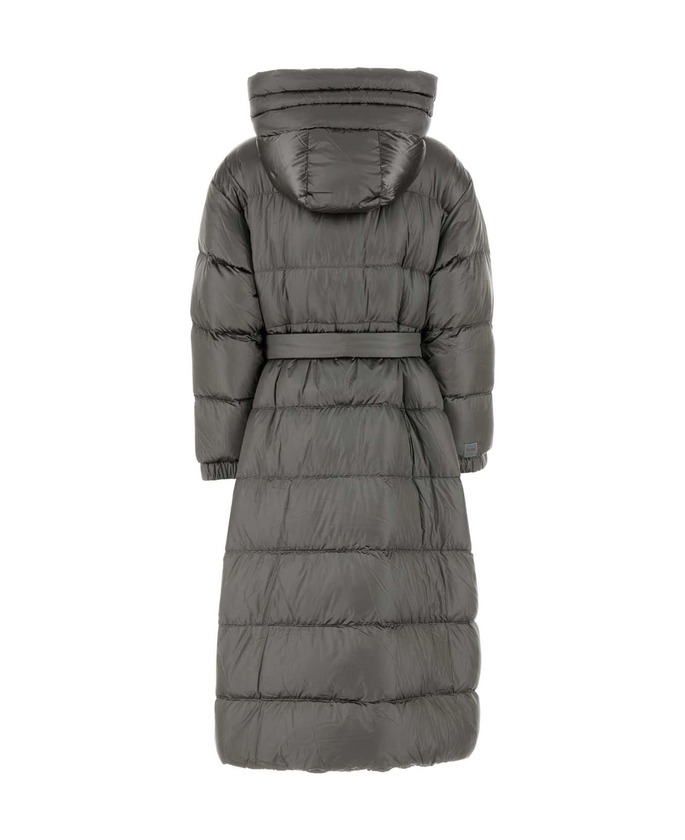 Max Mara The Cube Dark Grey Nylon Spacev Down Jacket - GRIGIO MEDIO