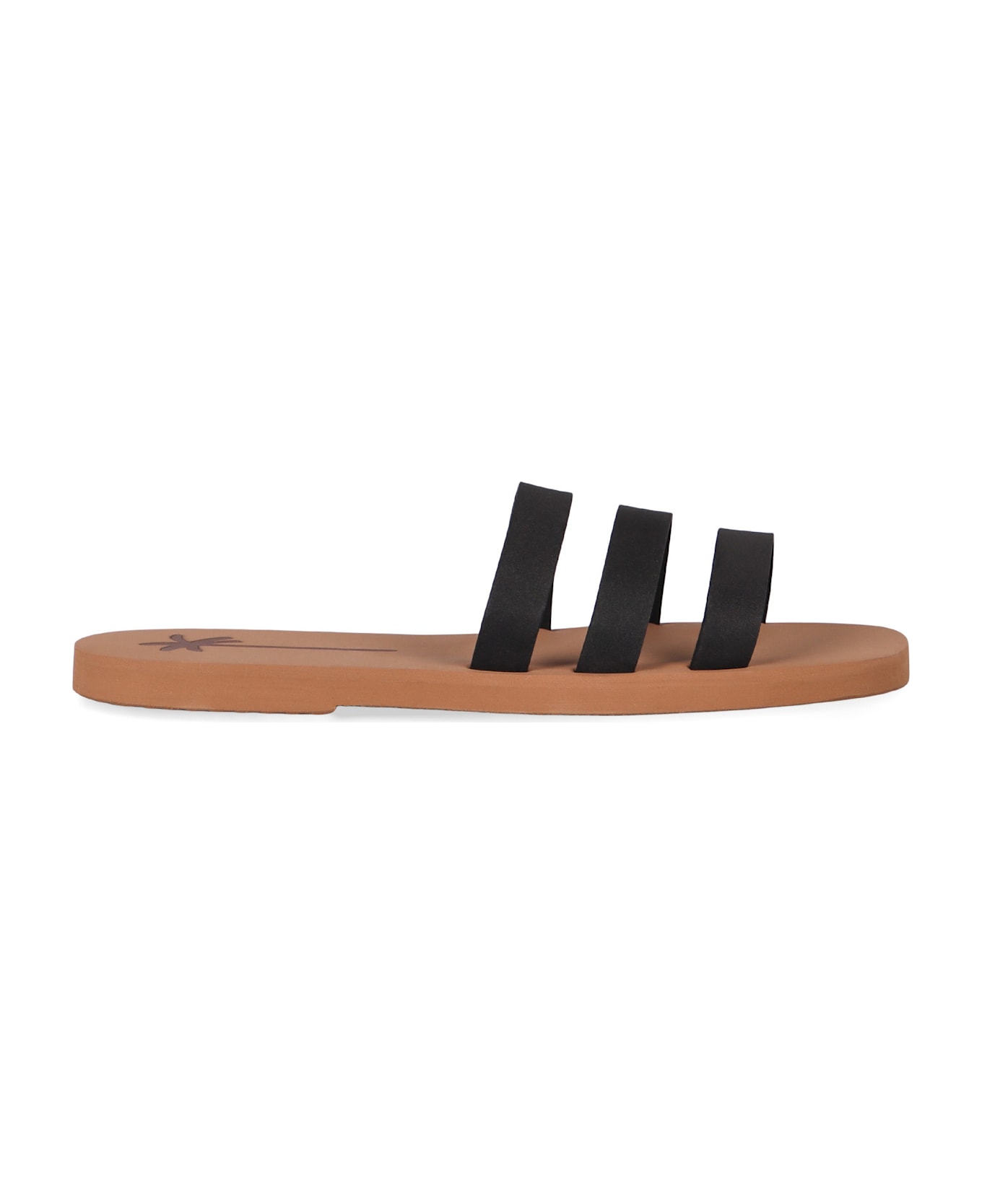 Manebi Eva Flat Sandals - black