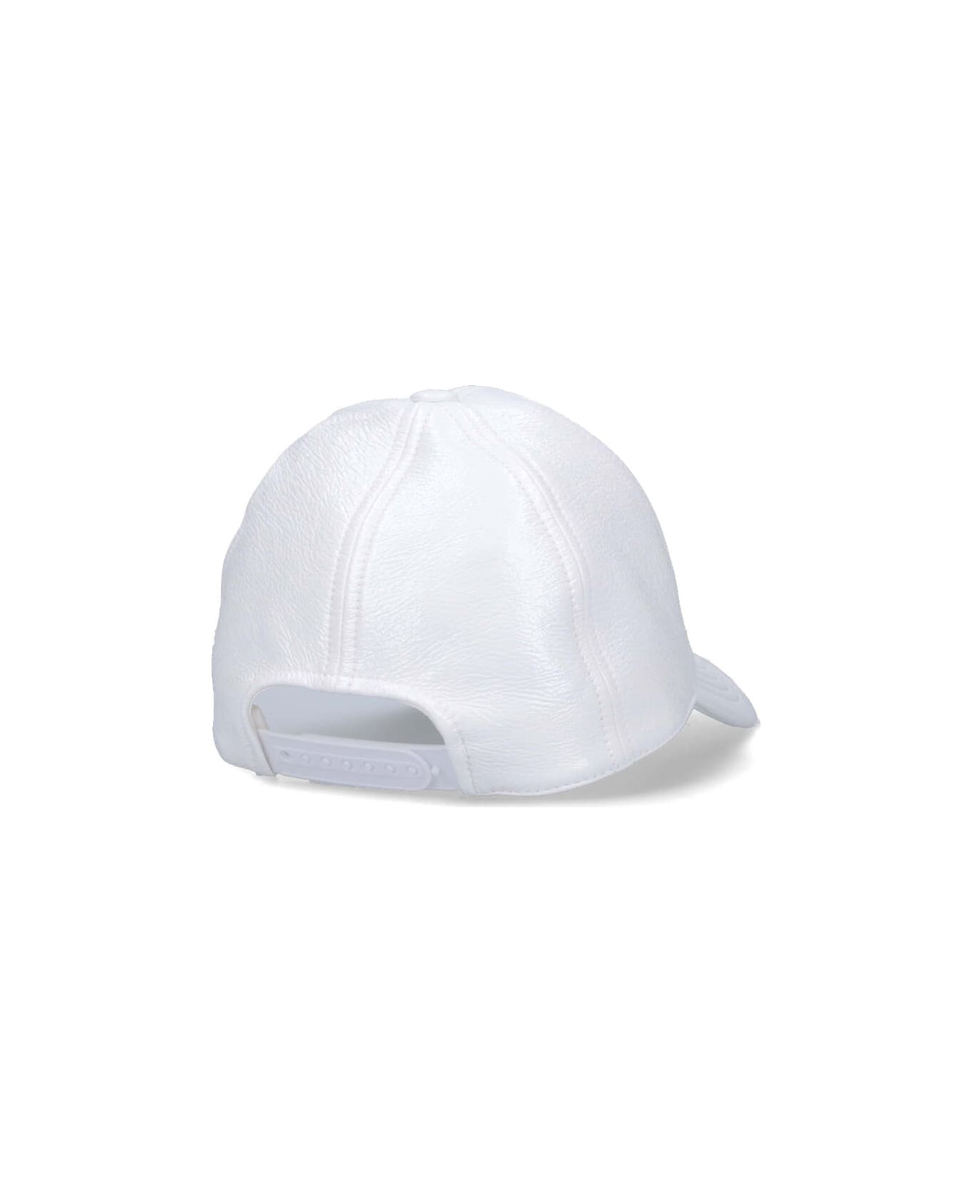 Courrèges Vynil Reedition Baseball Cap - White