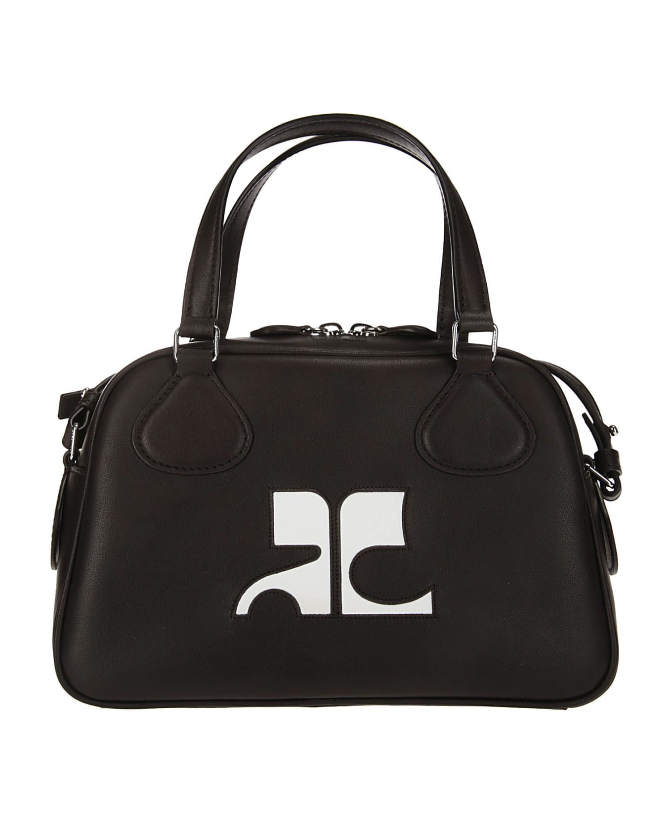Courrèges Reedition Bowling Bag - CHOCOLATE 