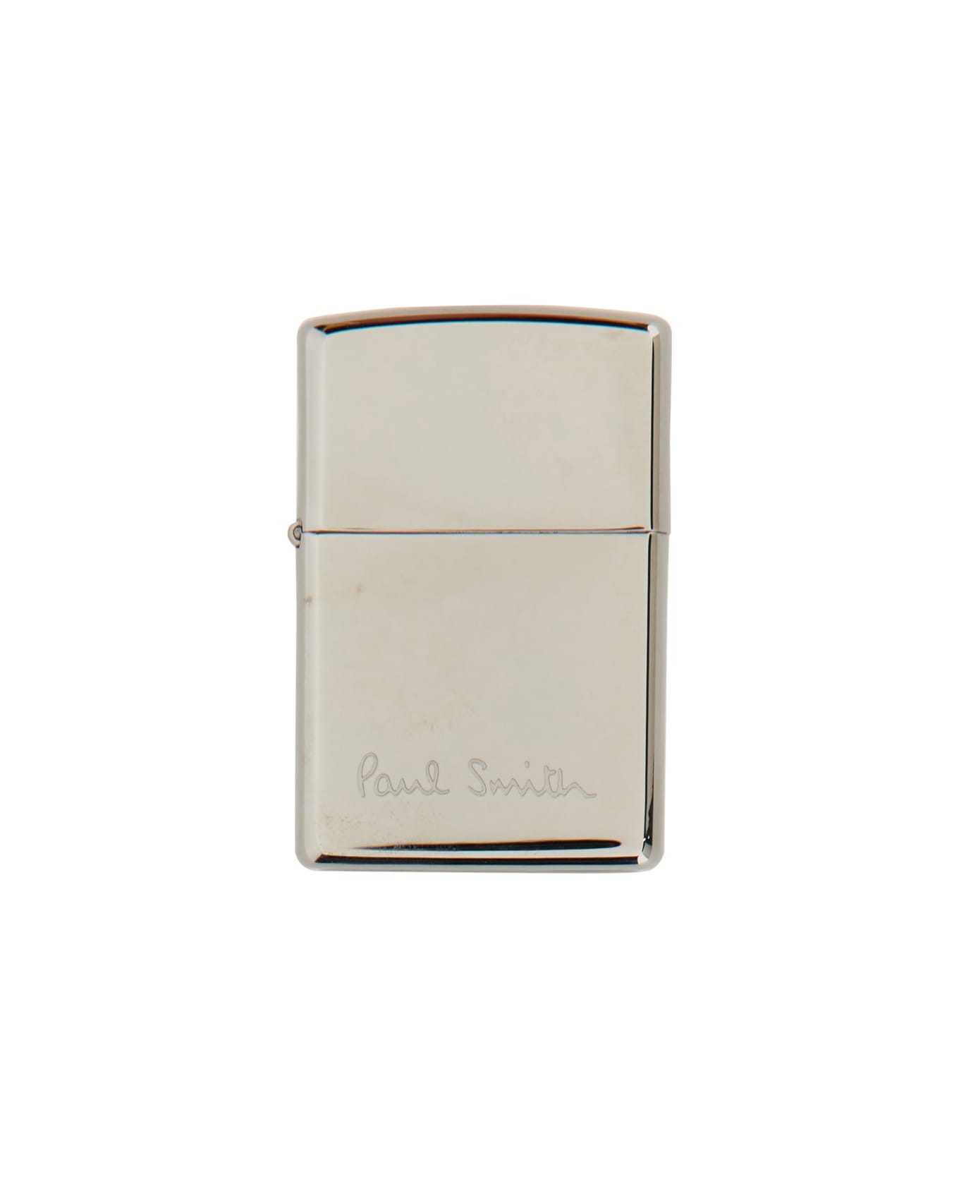 Paul Smith Zippo Lighter With Logo - SILVER