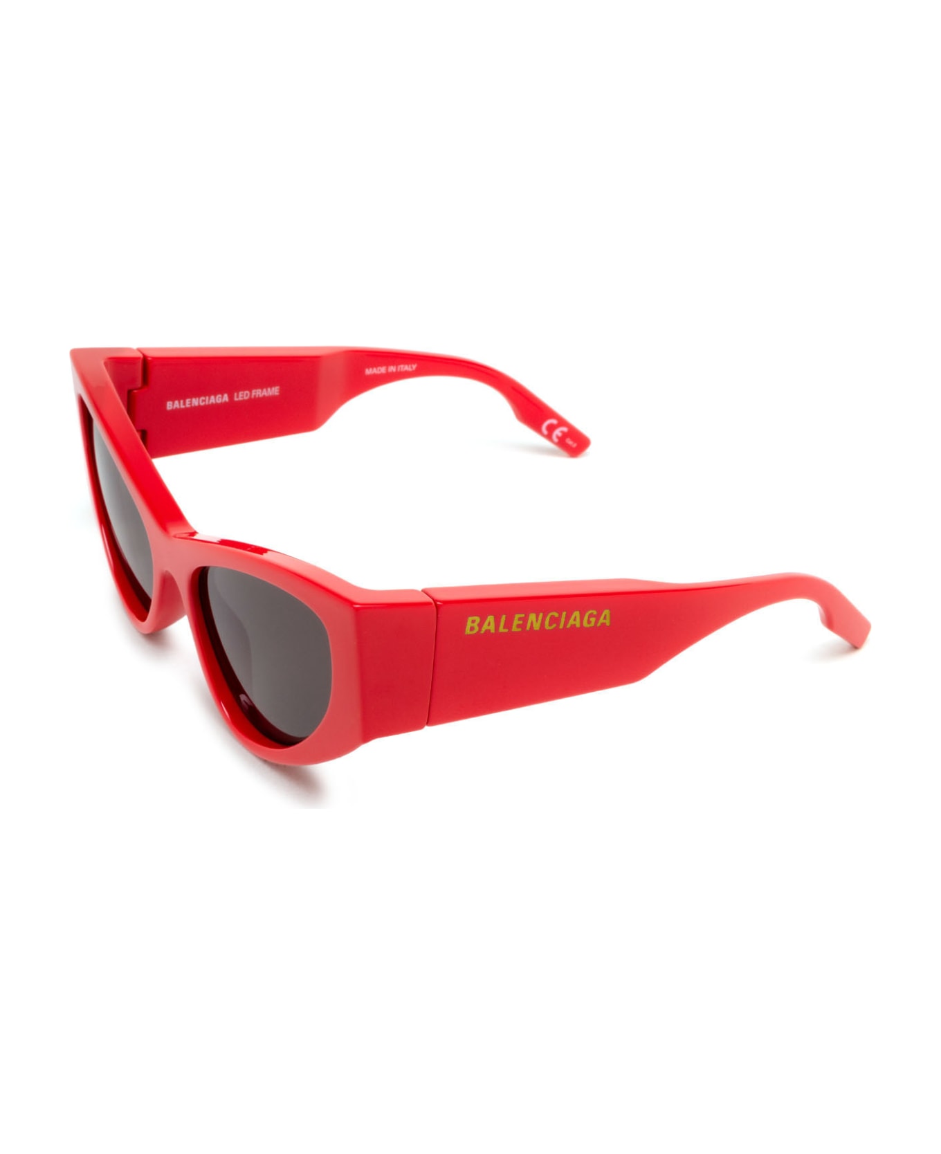 Balenciaga Eyewear Bb0300s Red Sunglasses - Red