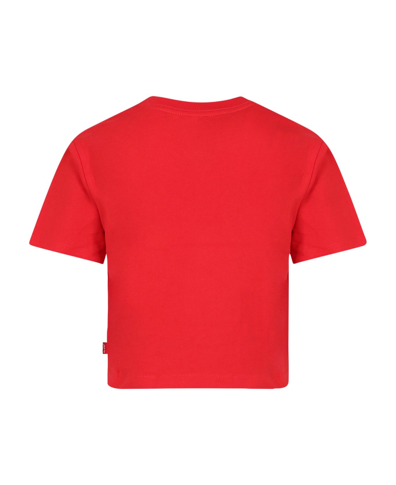 Levi's Red T-shirt For Girl With Logo - Red
