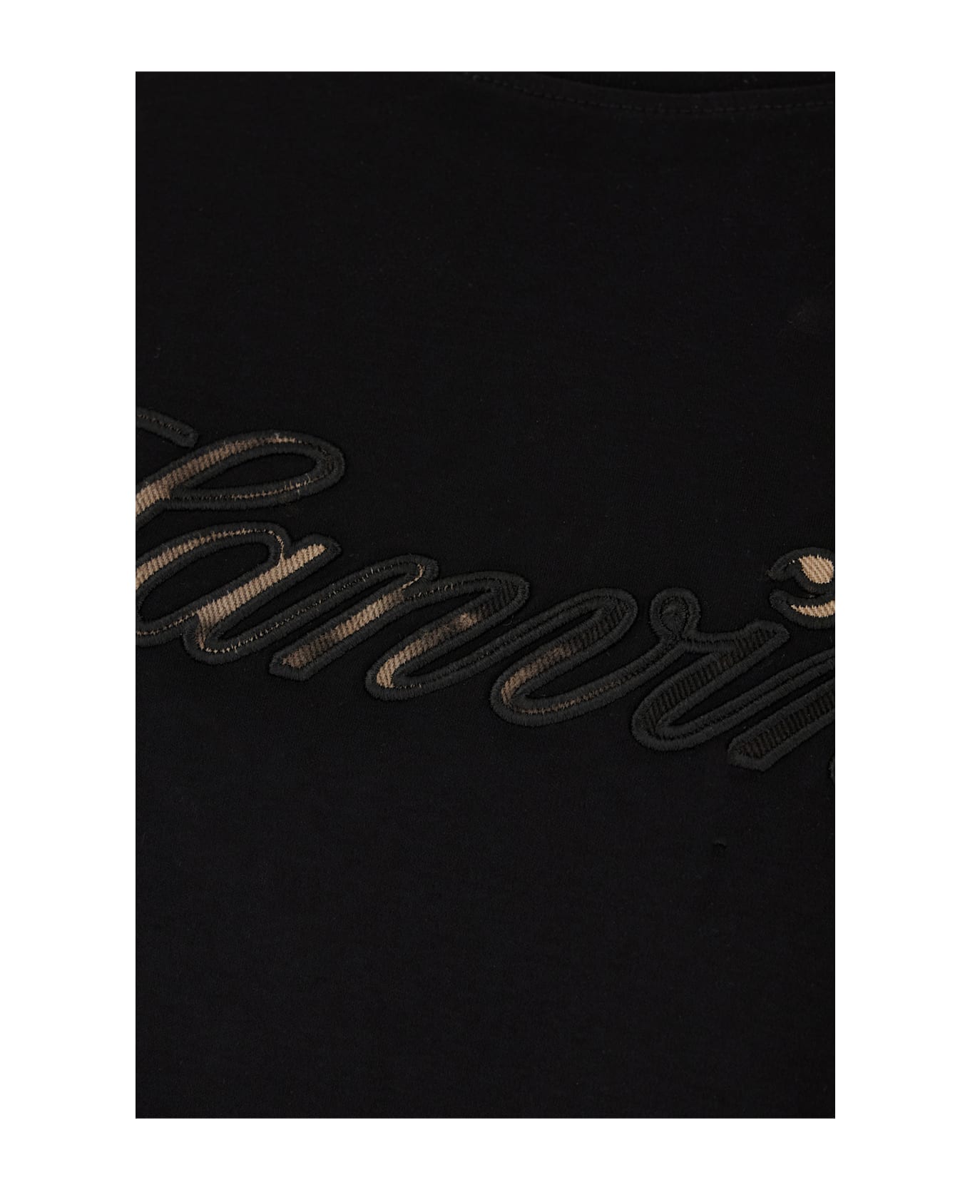 Black Cotton T-shirt