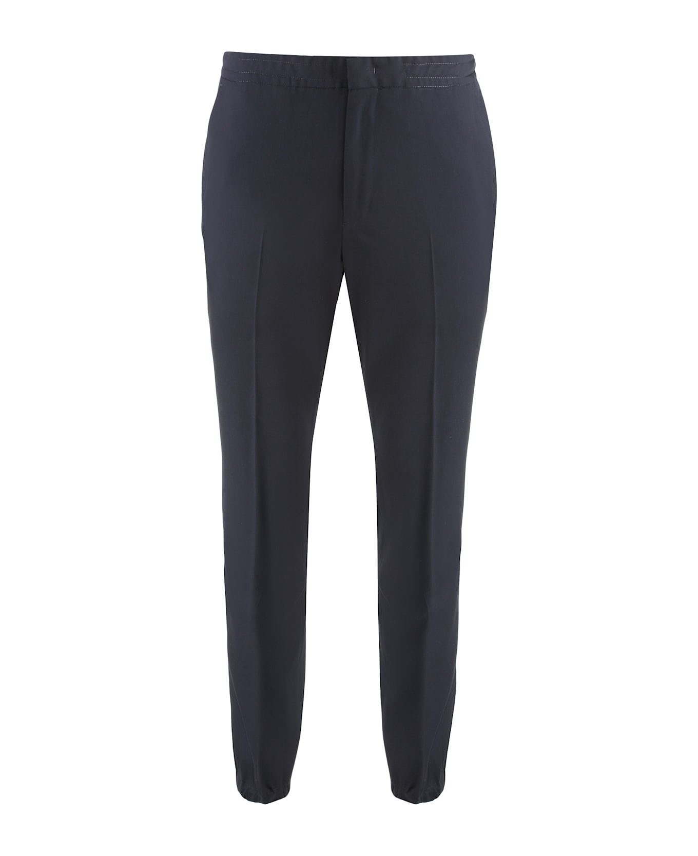 Zegna Wool Trousers - blue