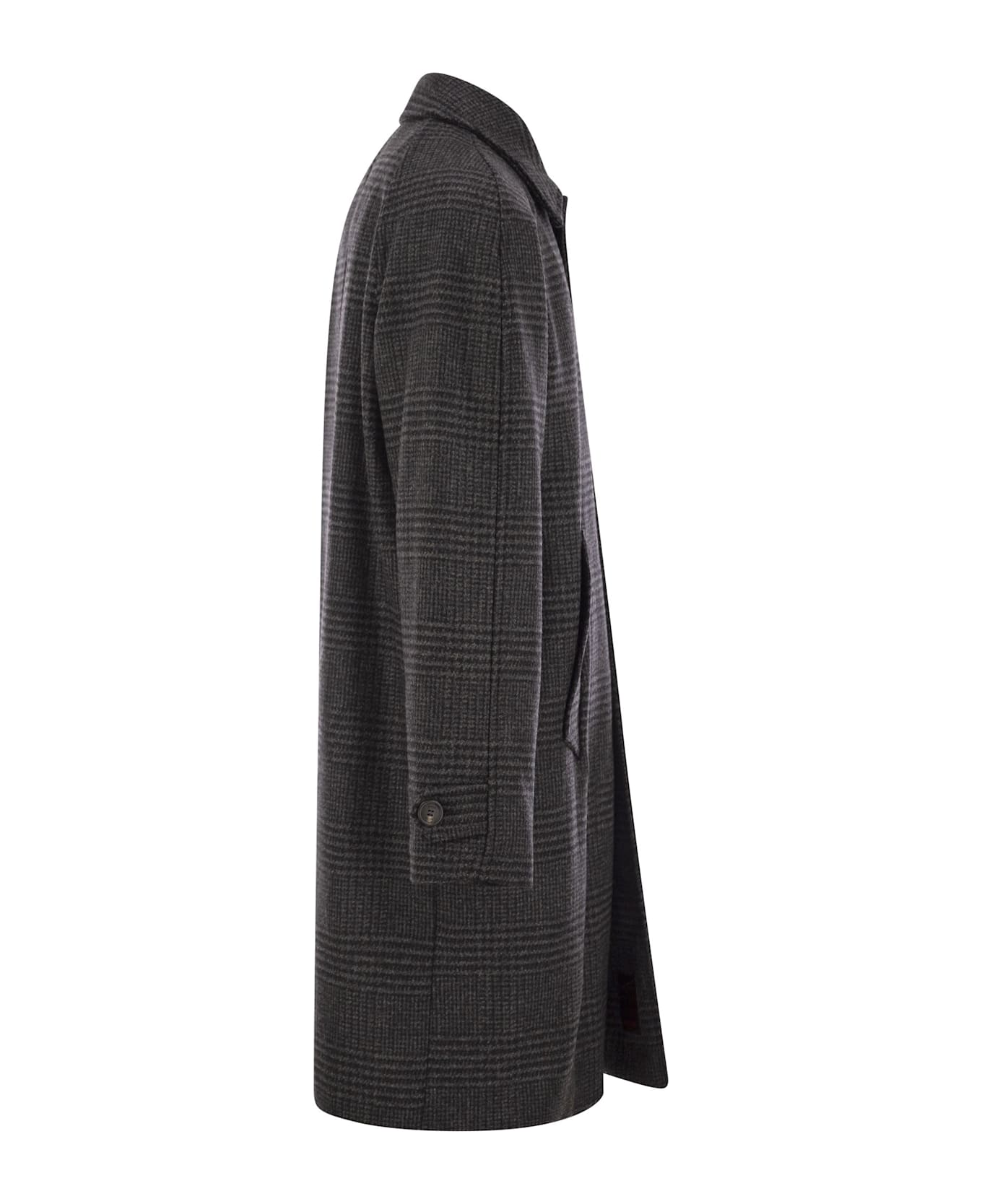 Paltò Marcello - Wool Coat - Black/grey