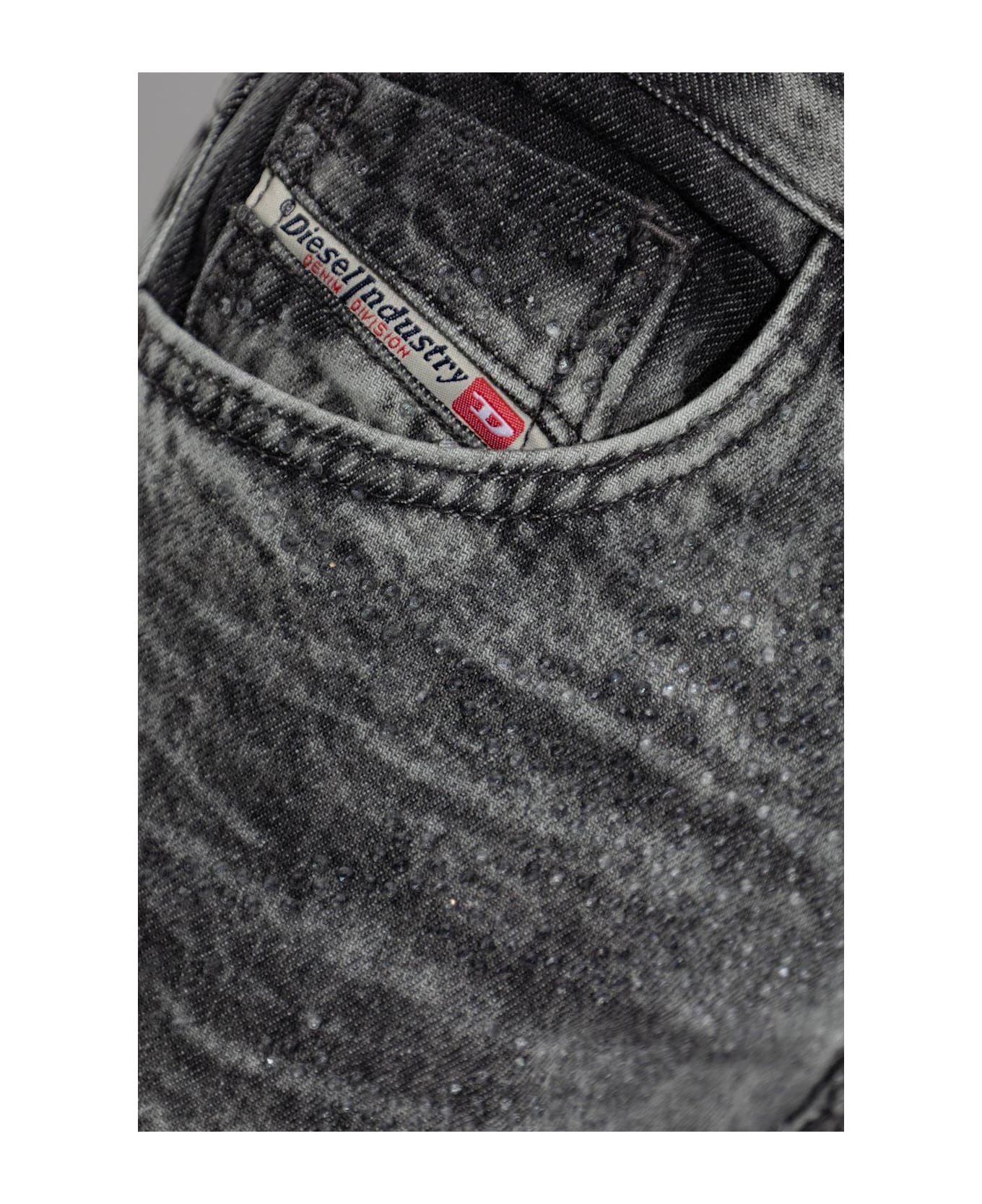 Diesel 1989 D-mine Regular Jeans - BLACK/DENIM