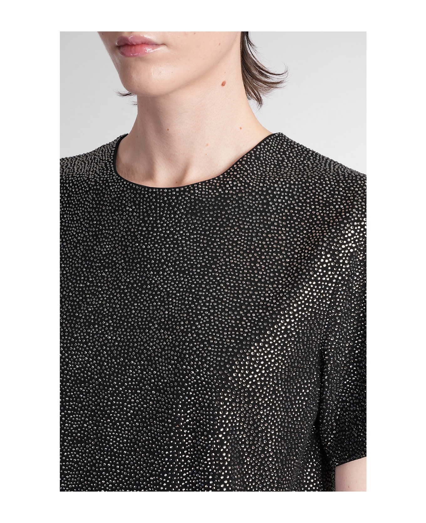 Giuseppe di Morabito T-shirt In Black Viscose - black