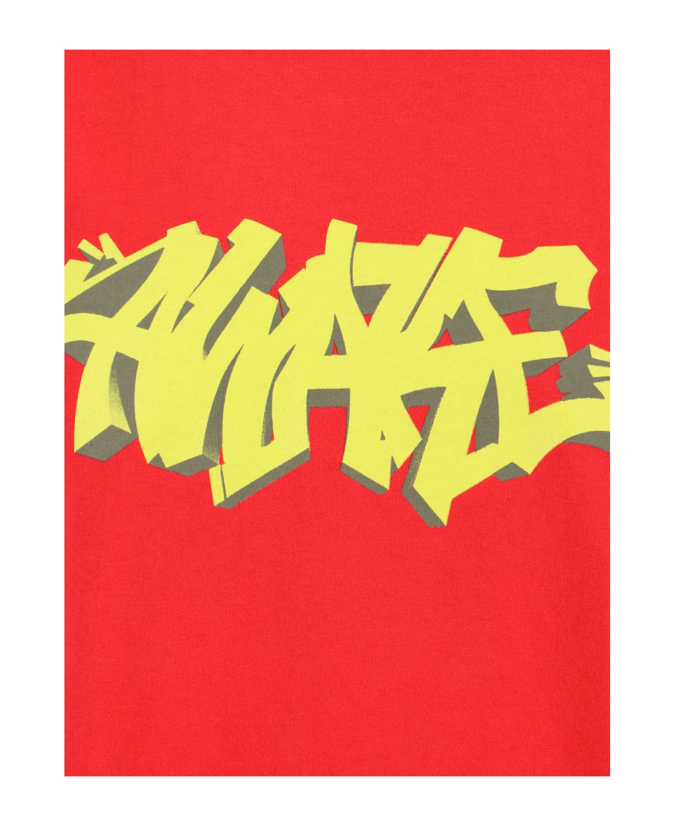 Awake NY 'graffiti' T-shirt - Red シャツ