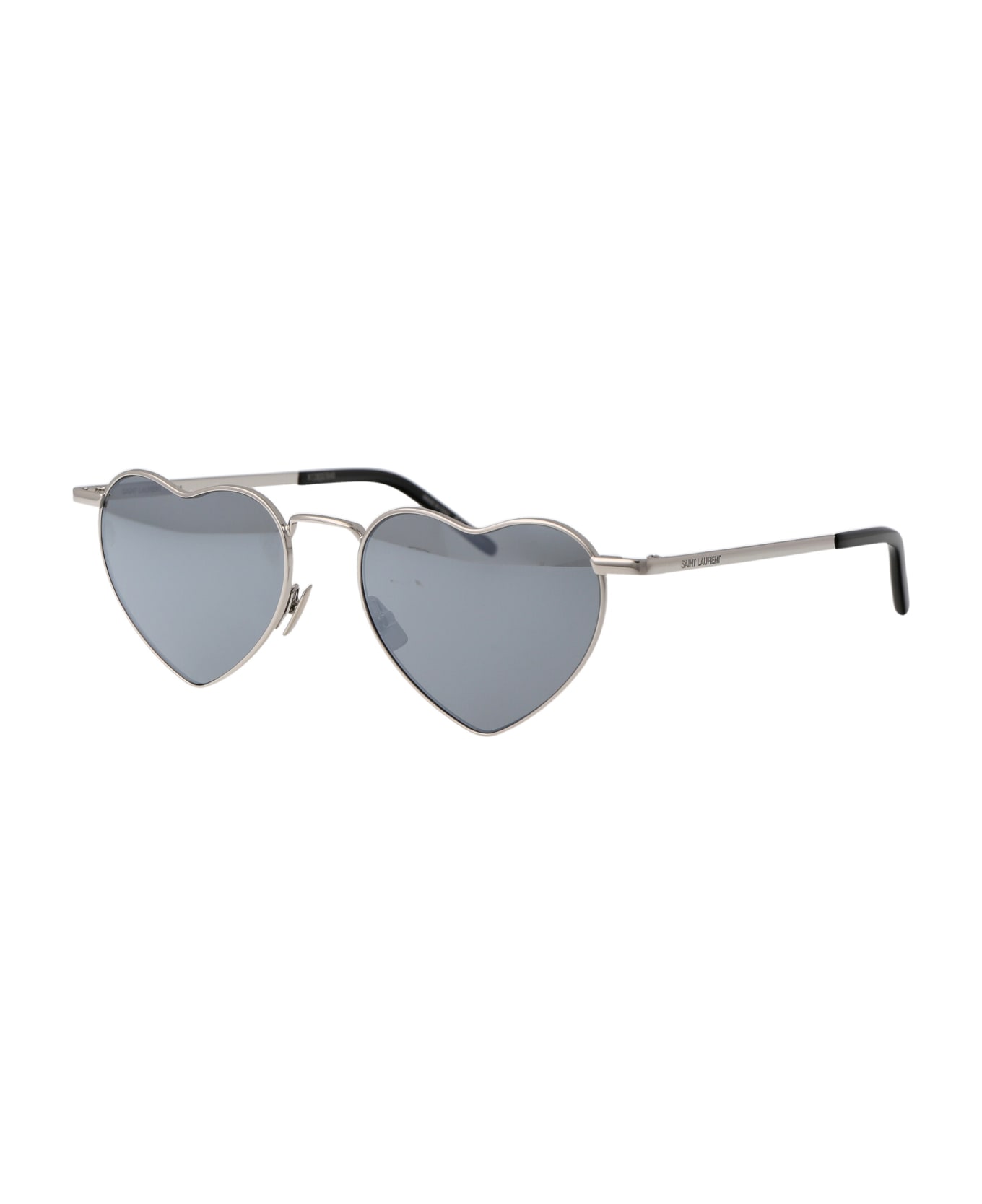 Saint Laurent Eyewear Sl 301 Loulou Sunglasses - 014 SILVER SILVER SILVER