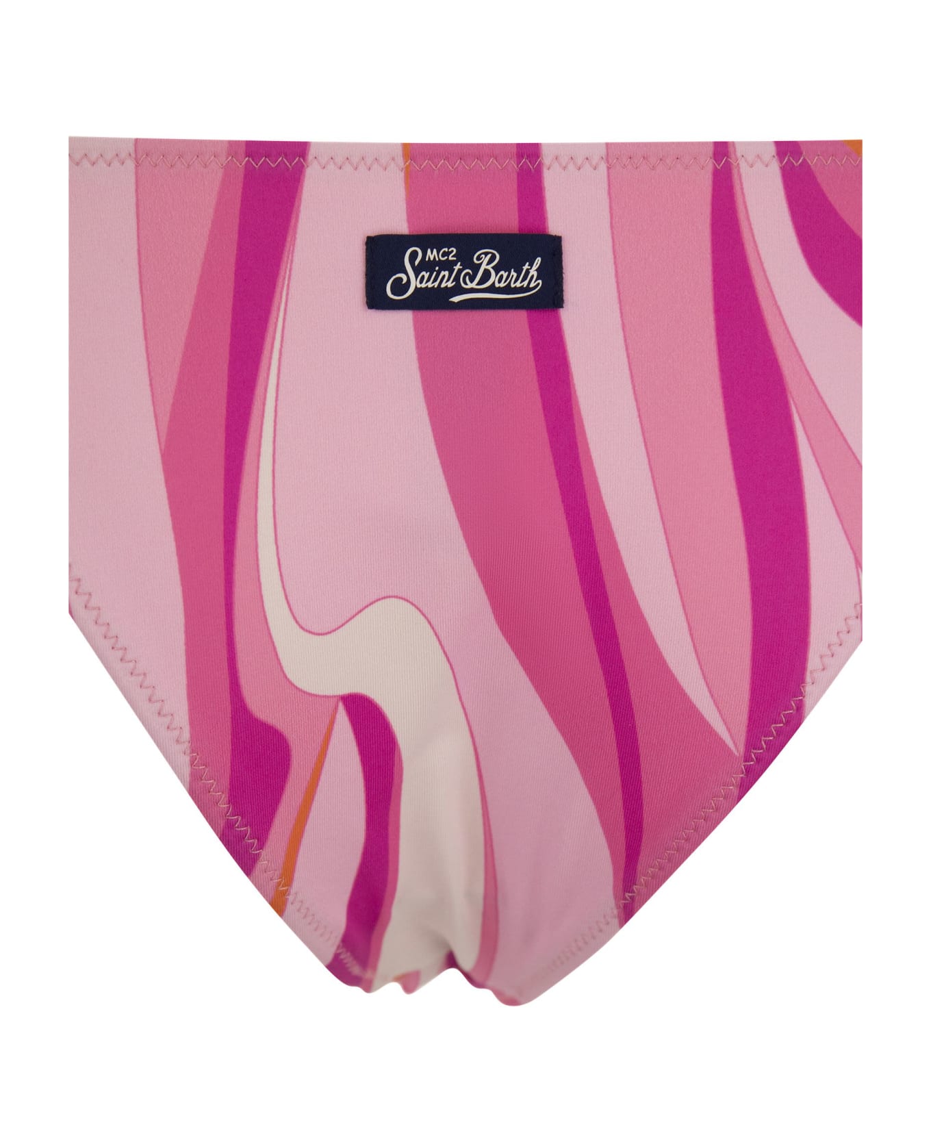 MC2 Saint Barth Fancy Swim Briefs With Ties - Pink