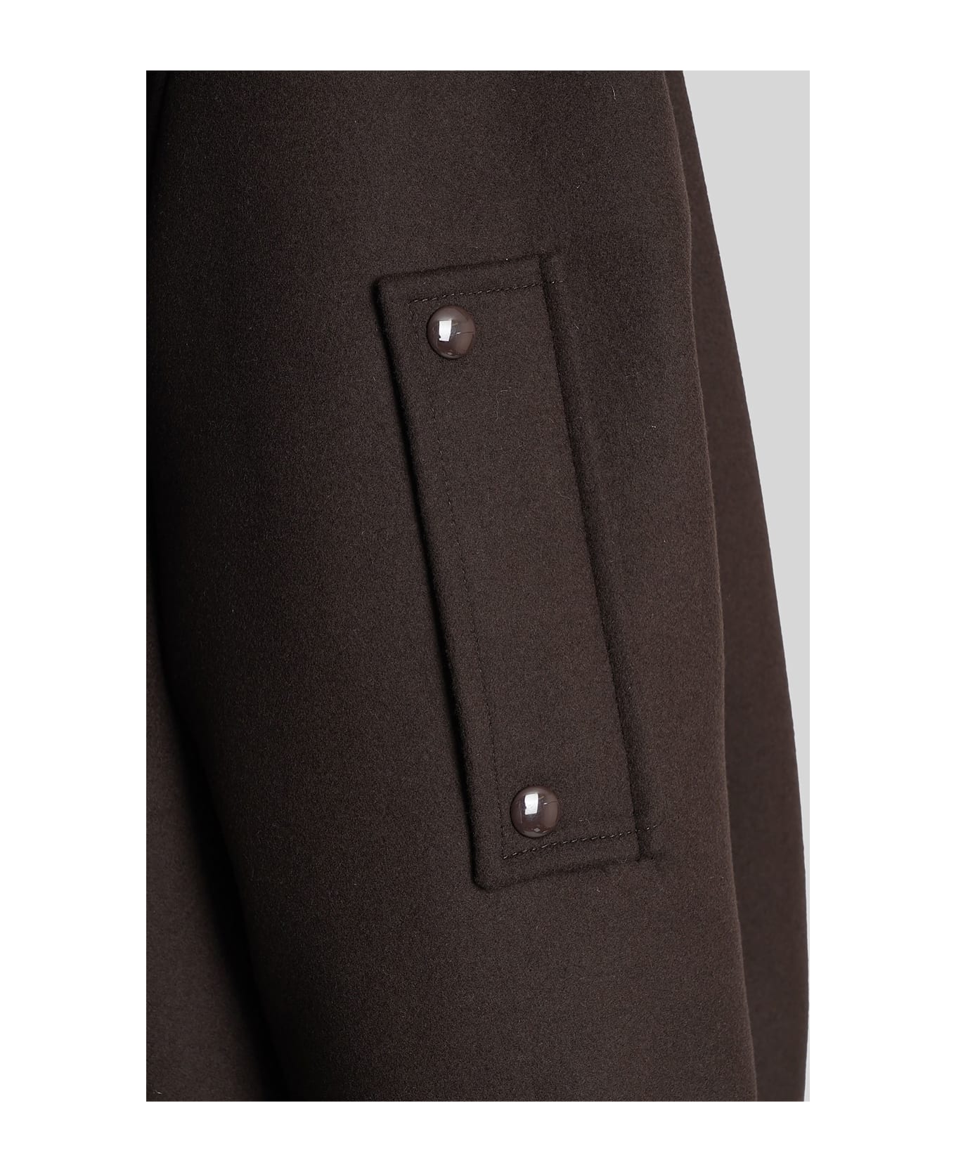 Courrèges Casual Jacket In Brown Wool - brown