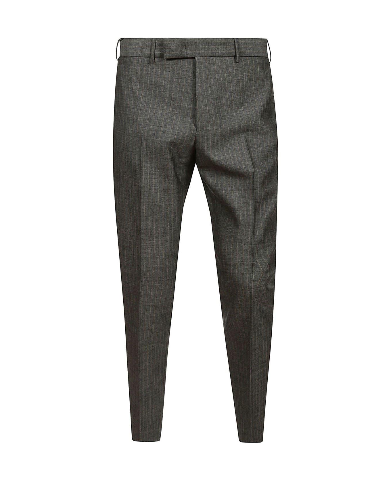 PT01 Wool Striped Trousers - Gray