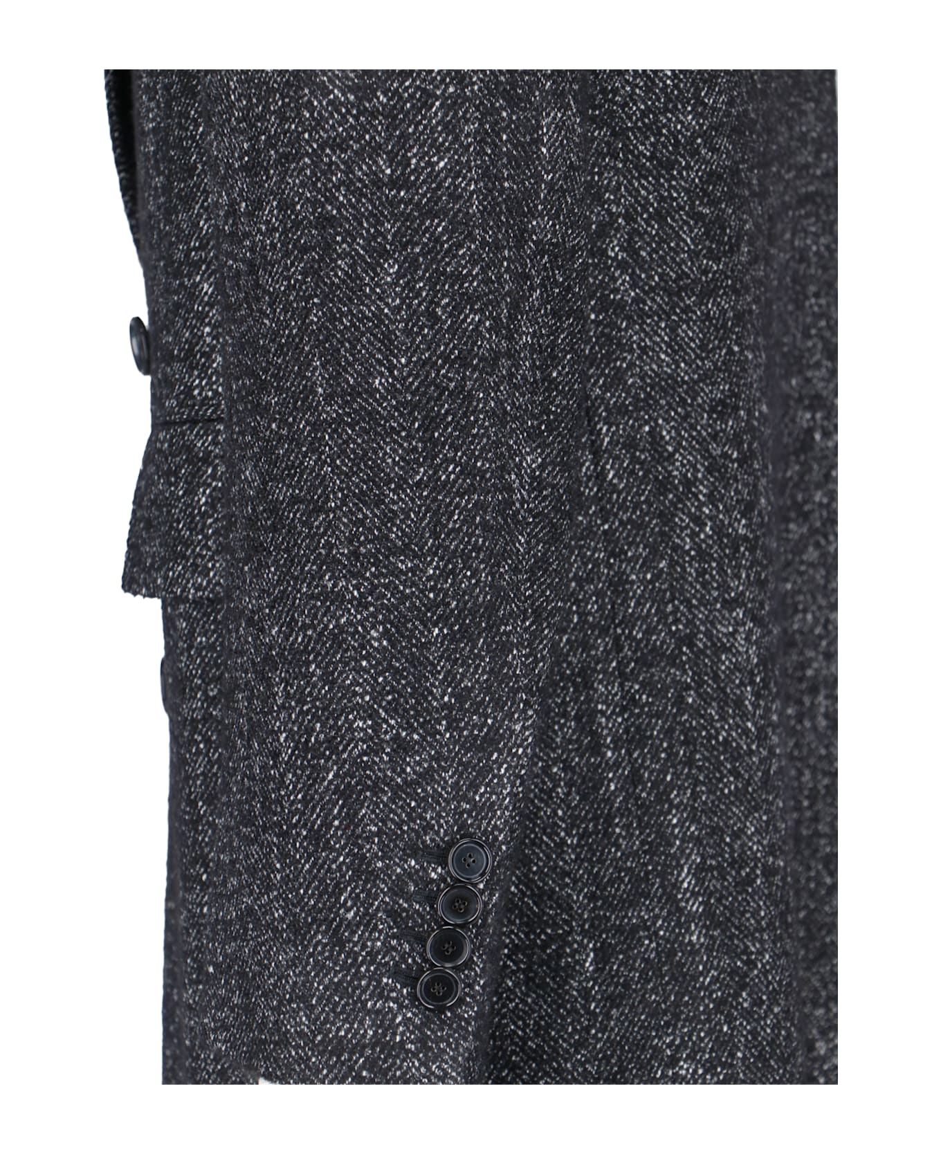 Cesare Attolini Double-breasted Coat - Black  