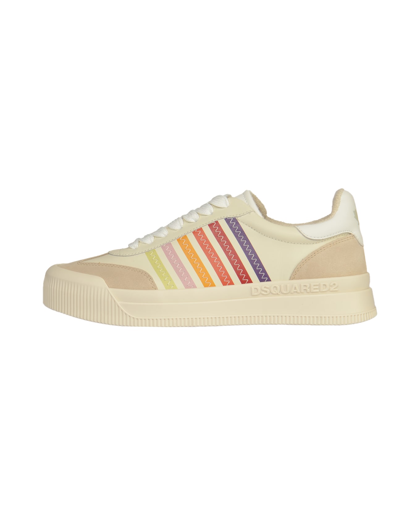 Dsquared2 New Jersey Sneakers - Beige/Multicolor
