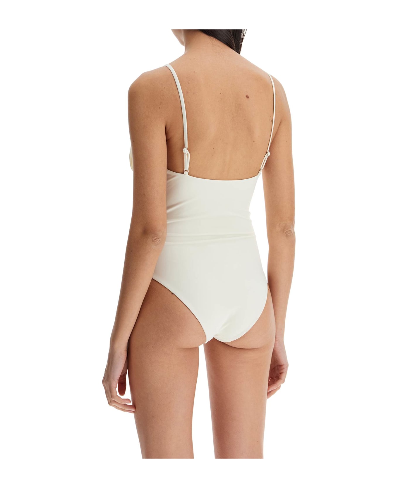 Magda Butrym One-piece Flower Swims - Cream