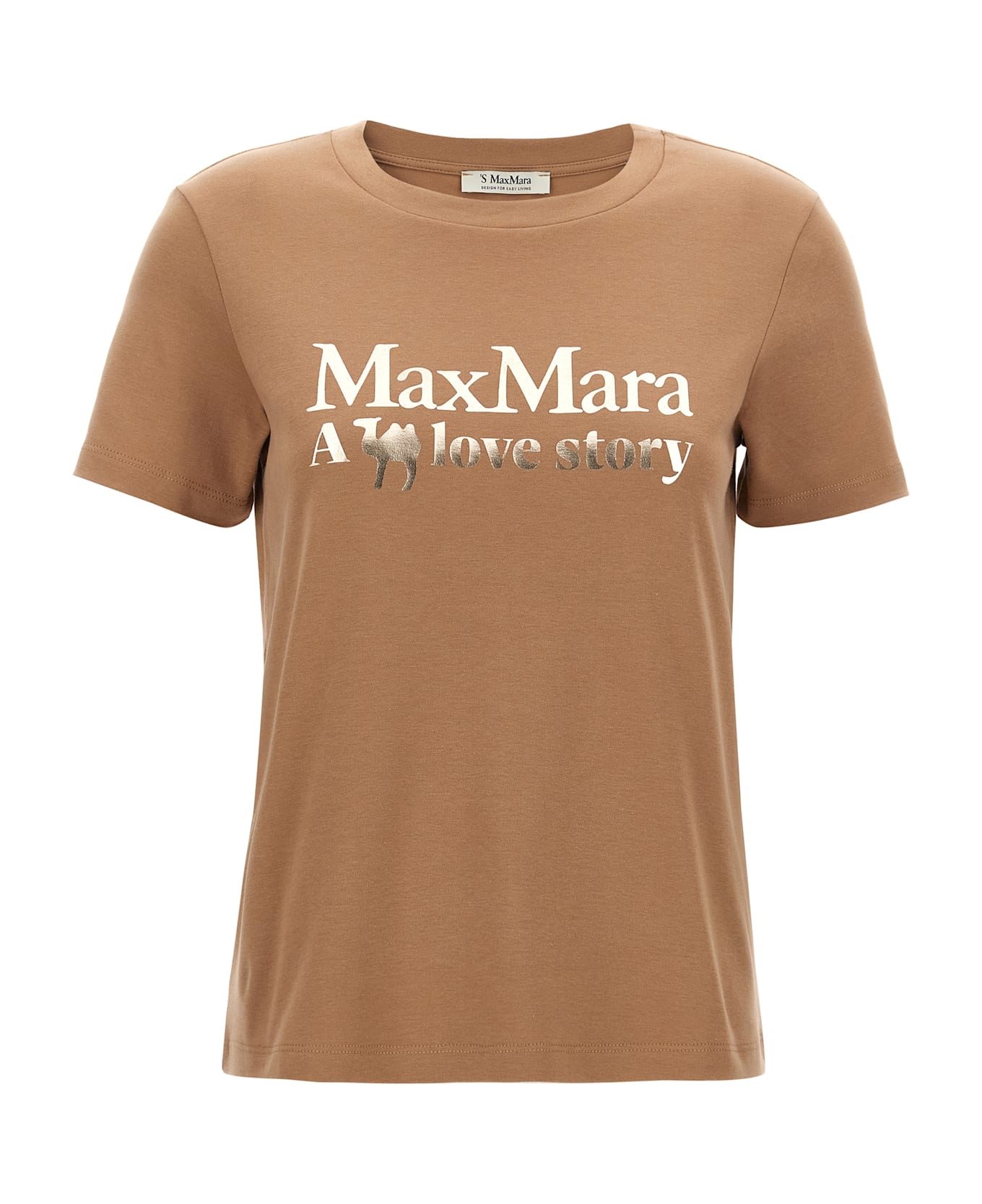 'S Max Mara 'quieto' T-shirt - Cammello
