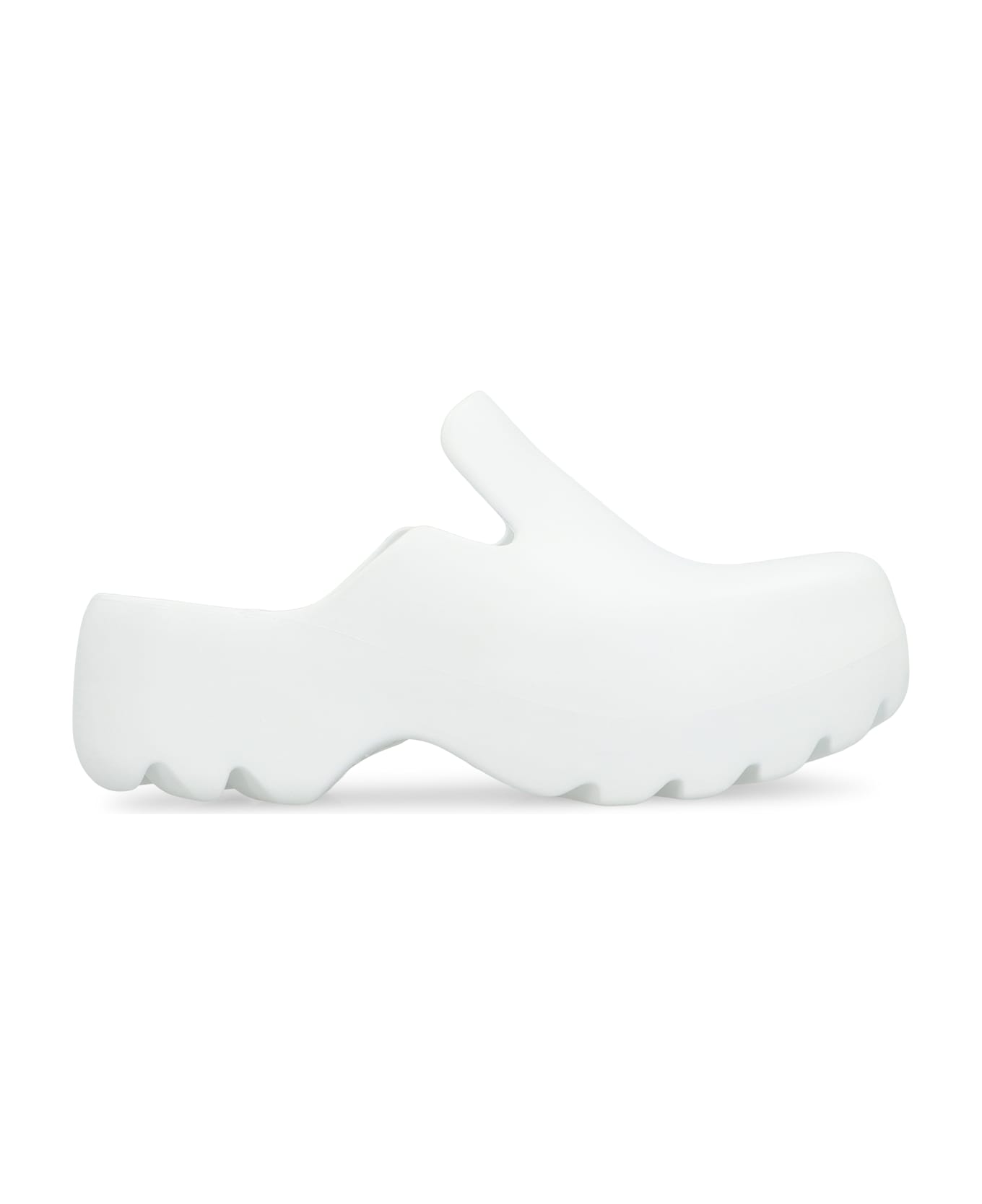 Bottega Veneta Rubber Slides - White