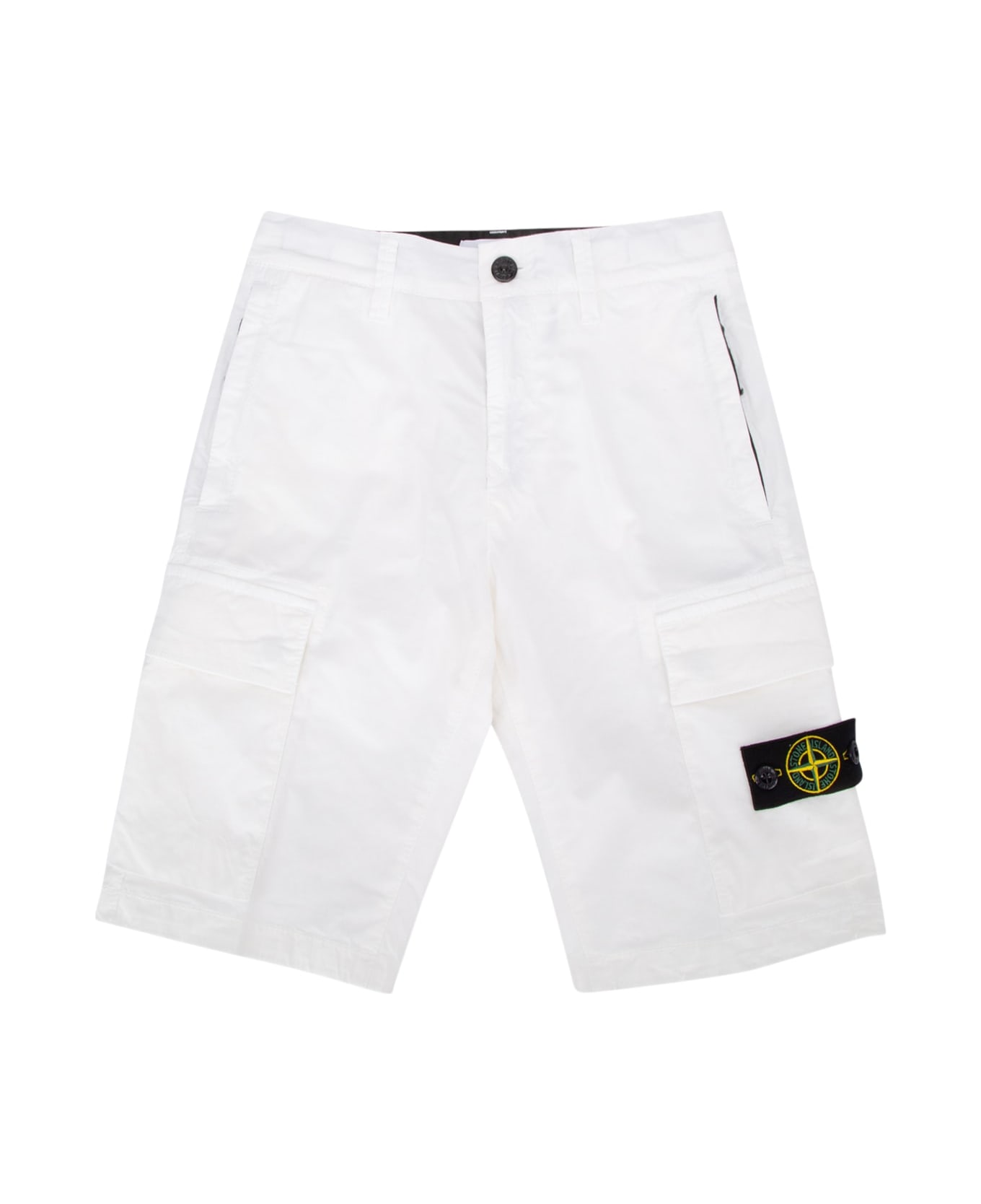Stone Island Junior Pantalone - WHITE