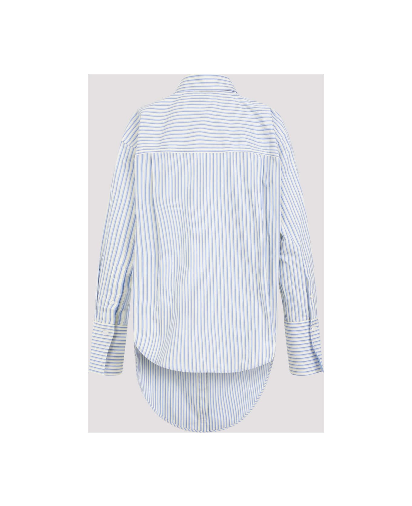 Victoria Beckham Wrap Front Blouse - Chamomile