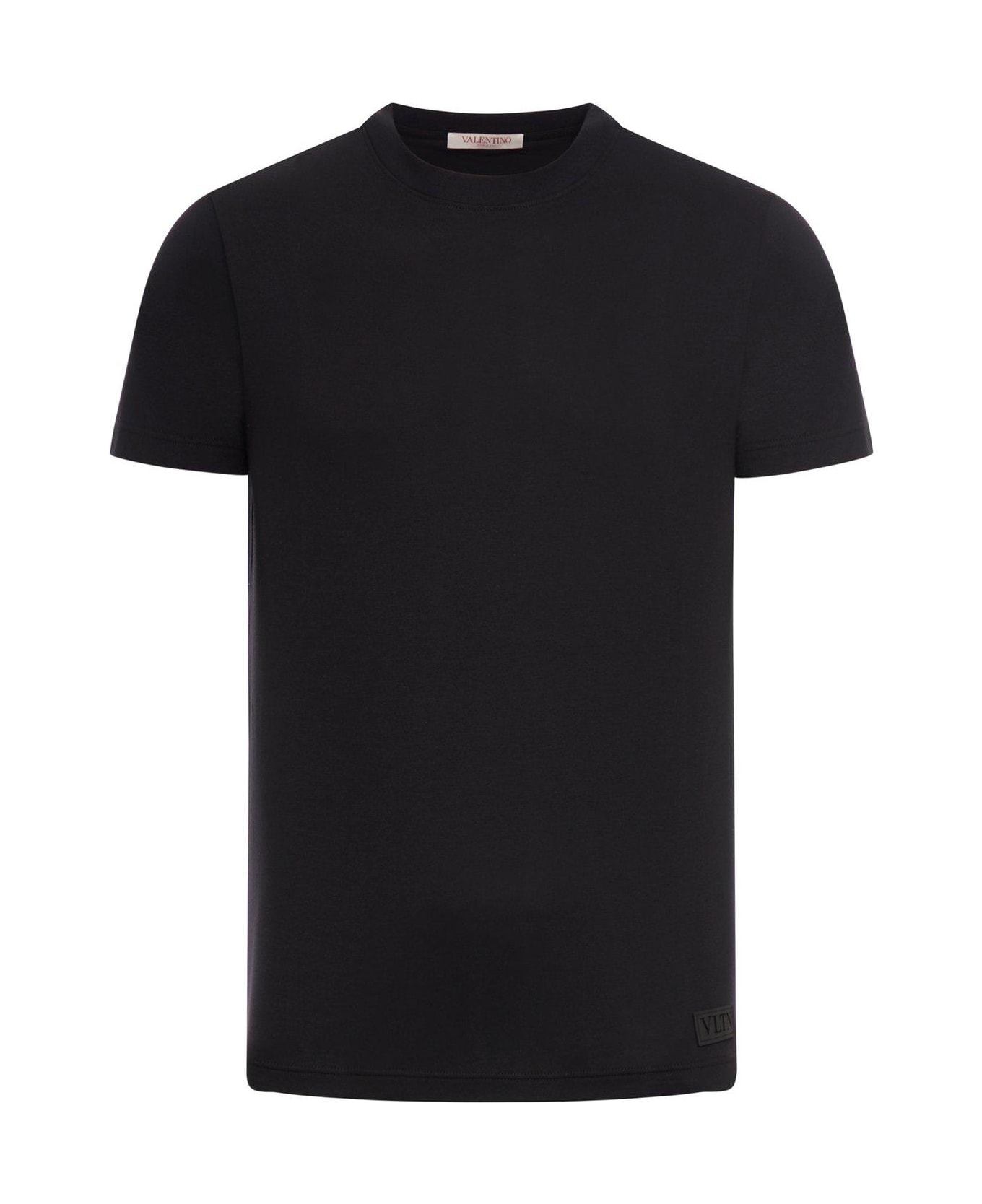 Valentino Bolso Crewneck Short-sleeved T-shirt - No Black